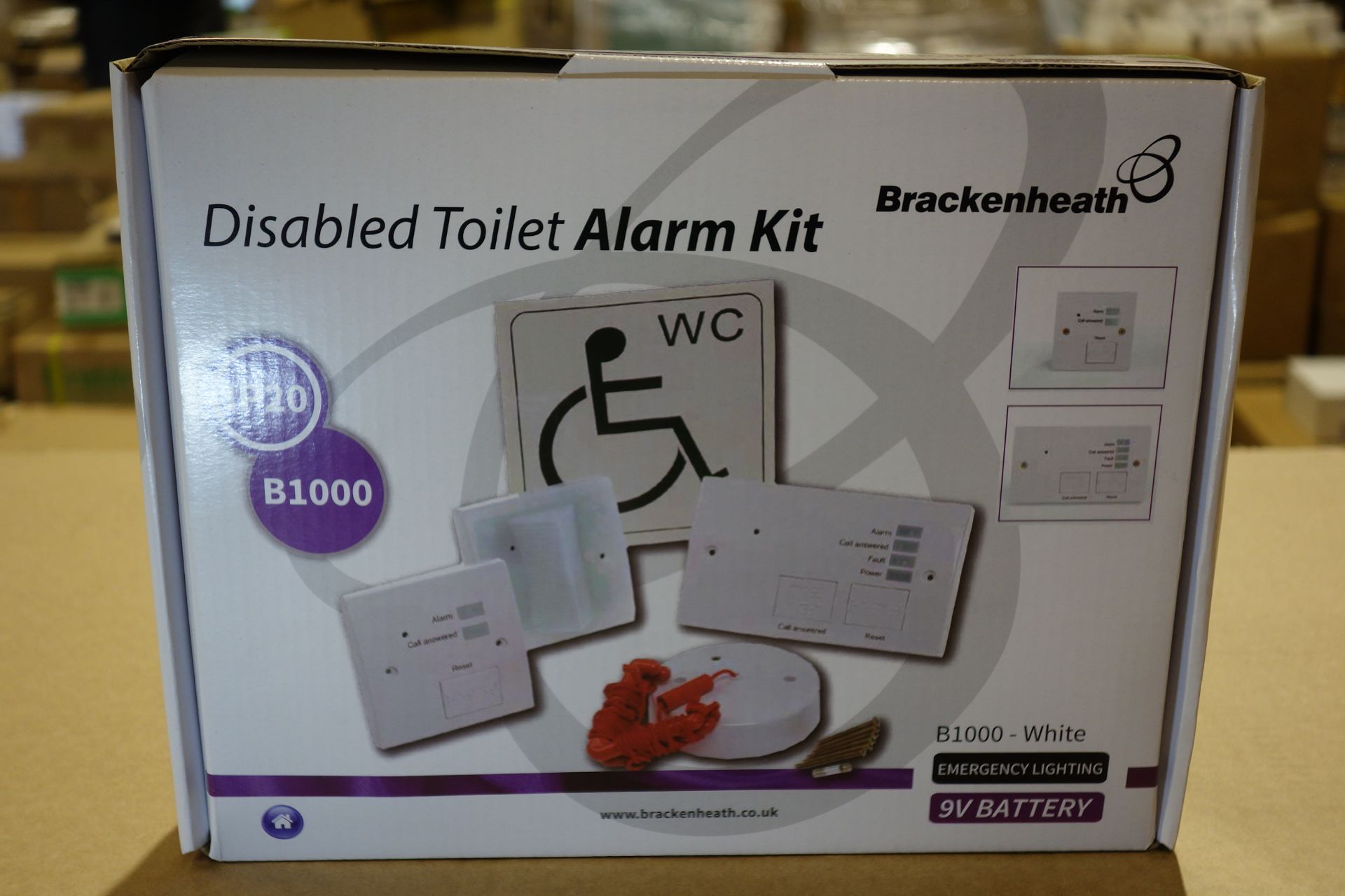 5x Brackenheath B1000 Disabled Toilet Alarm Kits