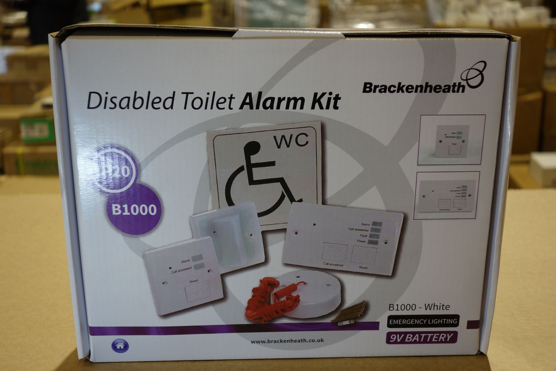 5x Brackenheath B1000 Disabled Toilet Alarm Kits
