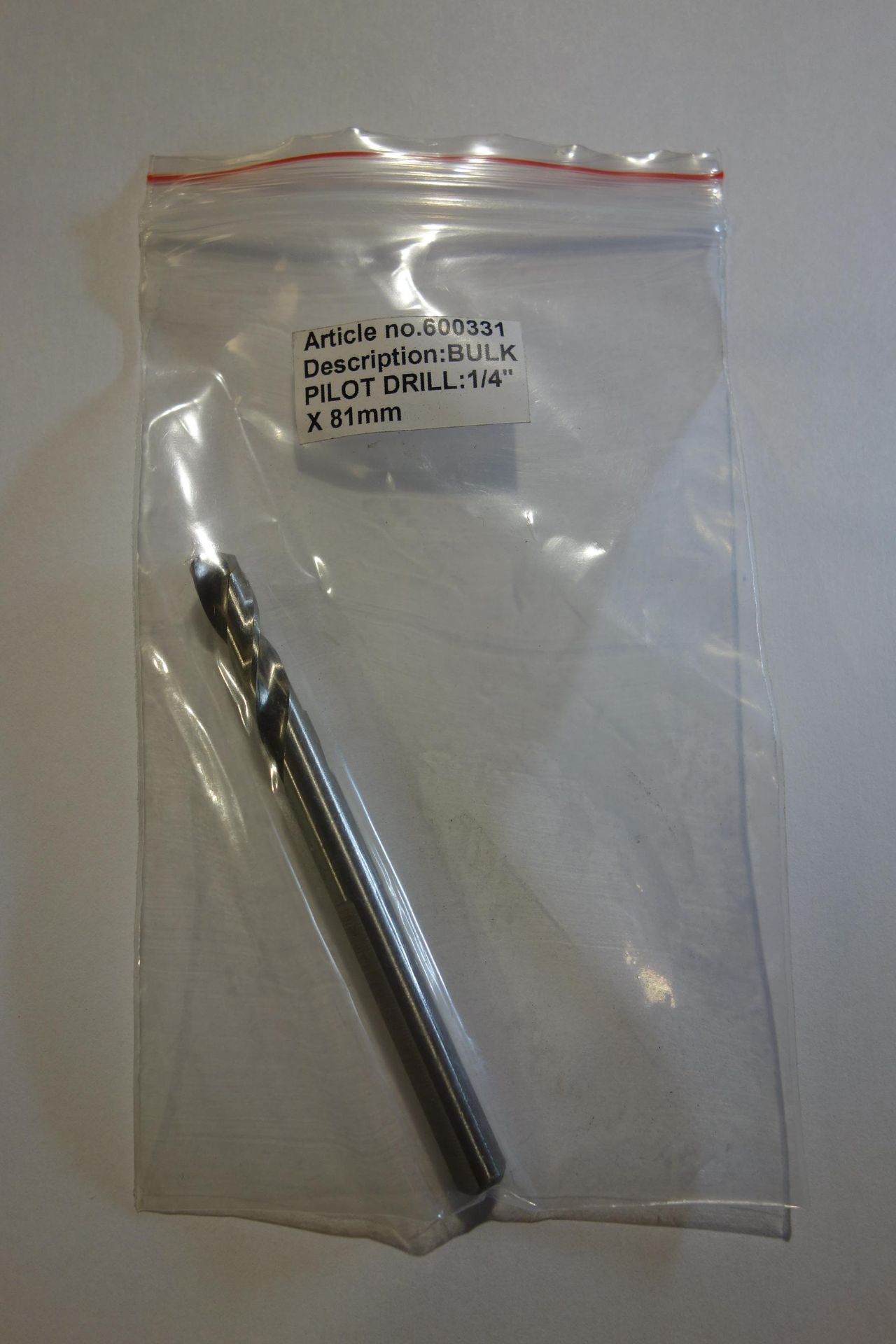 125x Pilot Drills 1/4" x 81mm