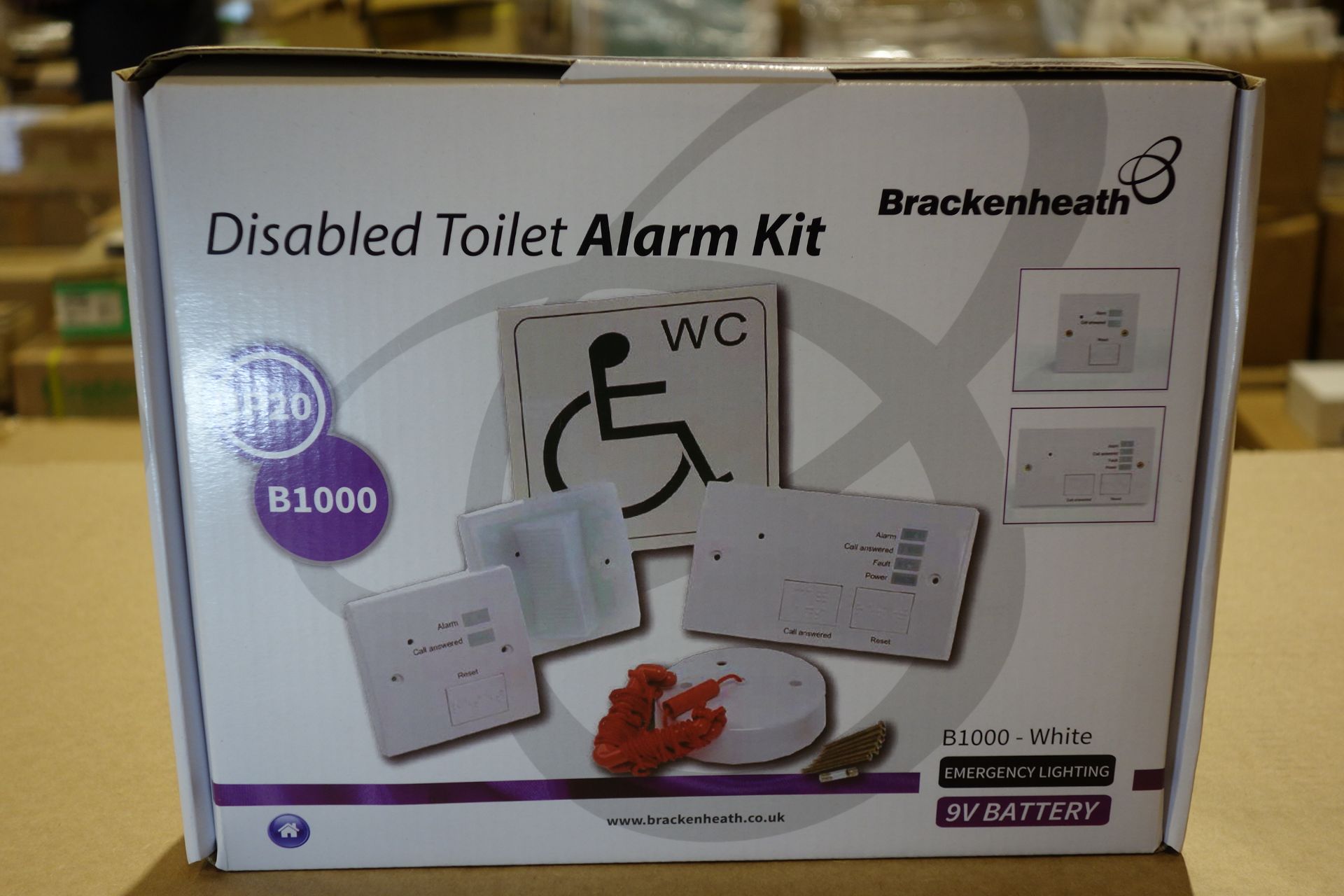 5x Brackenheath B1000 Disabled Toilet Alarm Kits