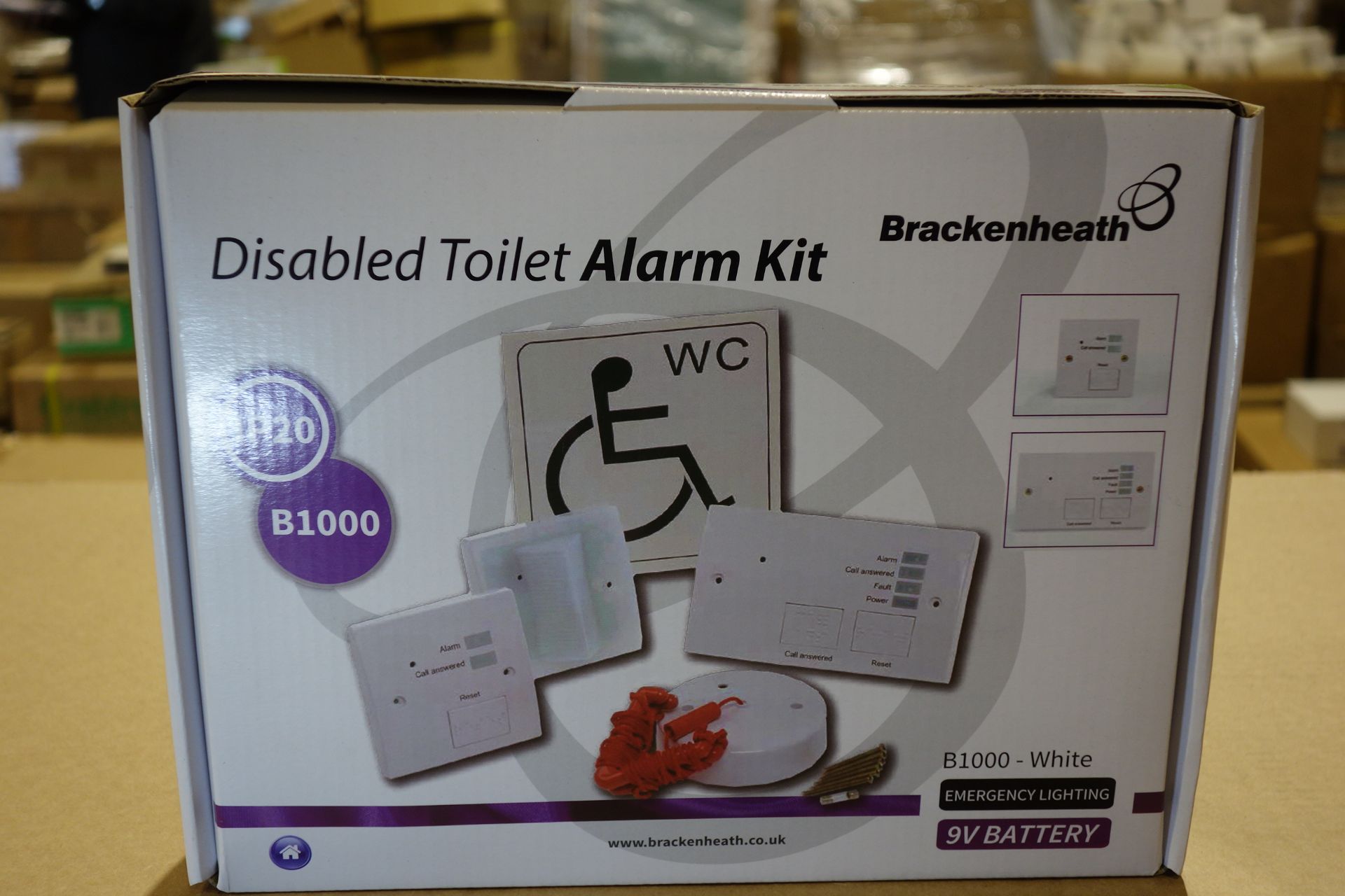 5x Brackenheath B1000 Disabled Toilet Alarm Kits