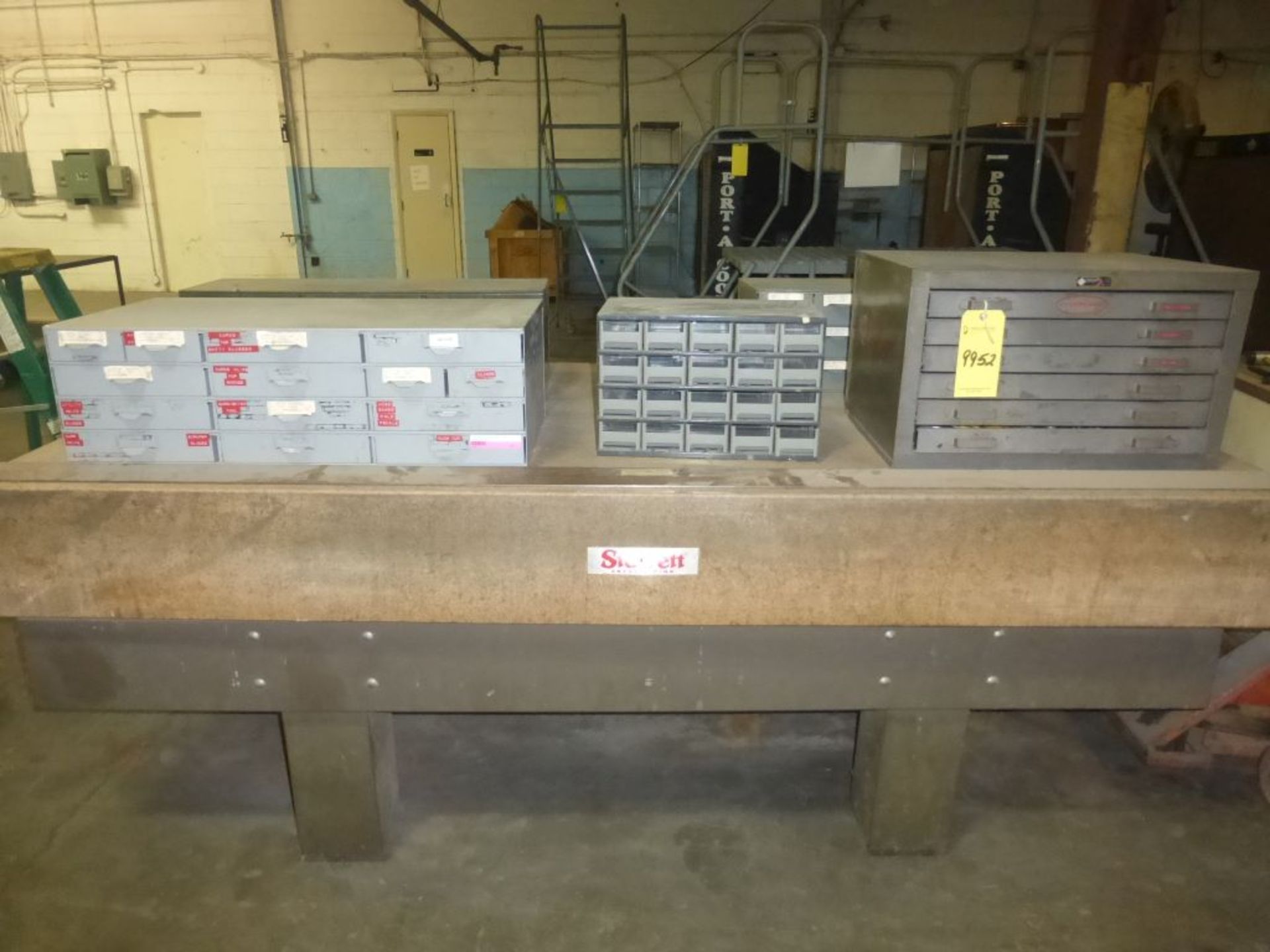 Granite Surface Plate and Parts Cabinets | Tag: 229952 | Alternate Location: Hillside A