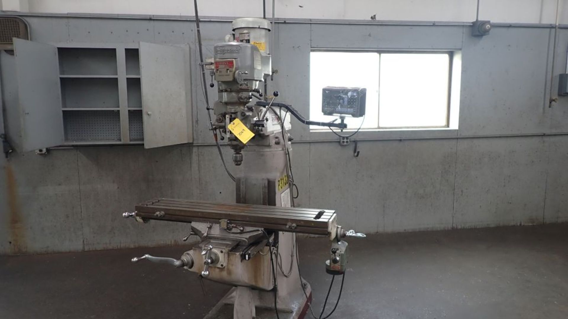 Bridgeport Vertical Mill | 9" x 48" Table; Servo Power Feed; Mitutoyo DRO; Series I 2 HP Head;