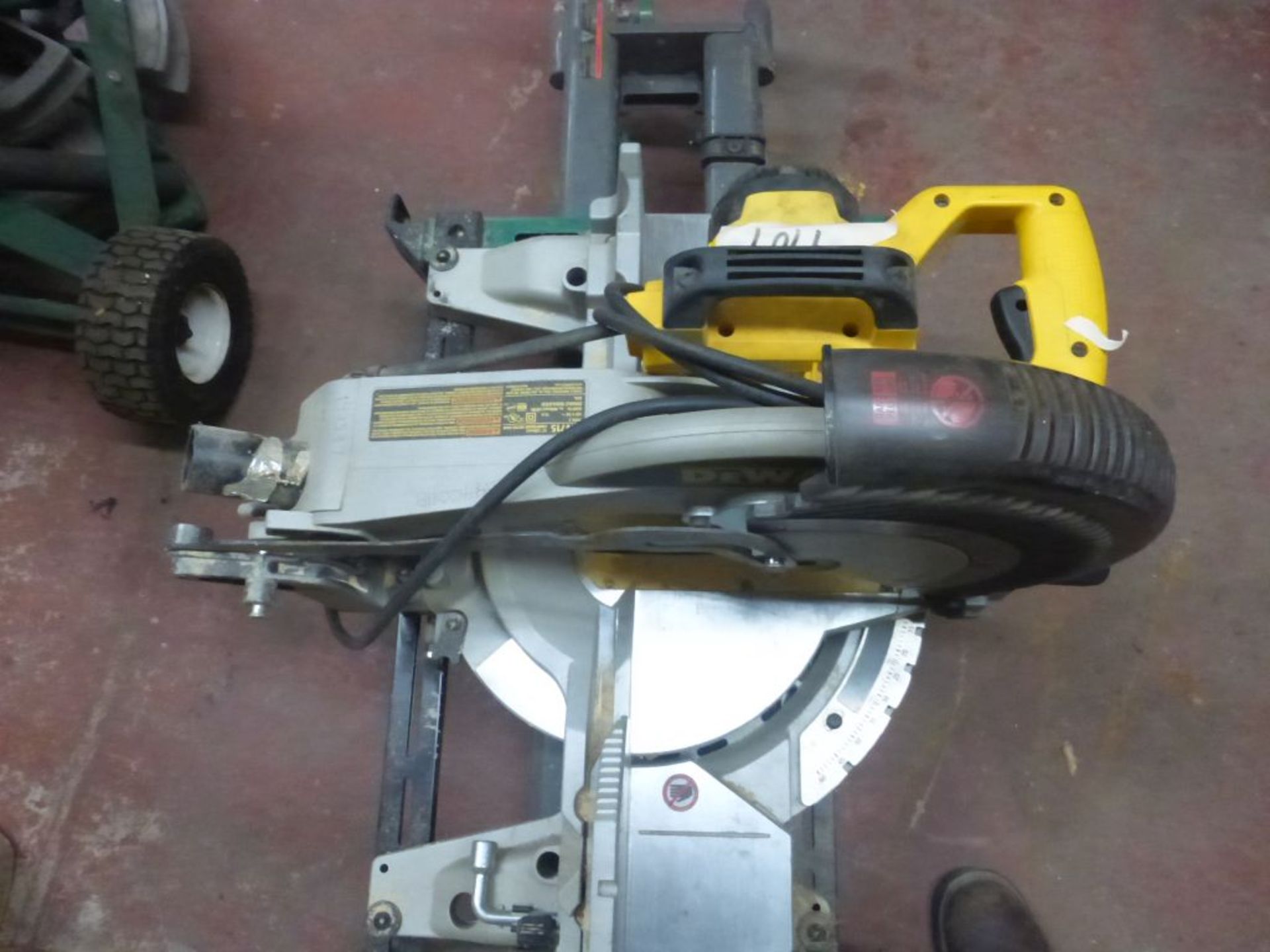 DeWalt Compound Miter Saw | Model No. DW715; Size: 12"; Type: 2; Mounted on Hitachi Rolling Saw - Image 4 of 10