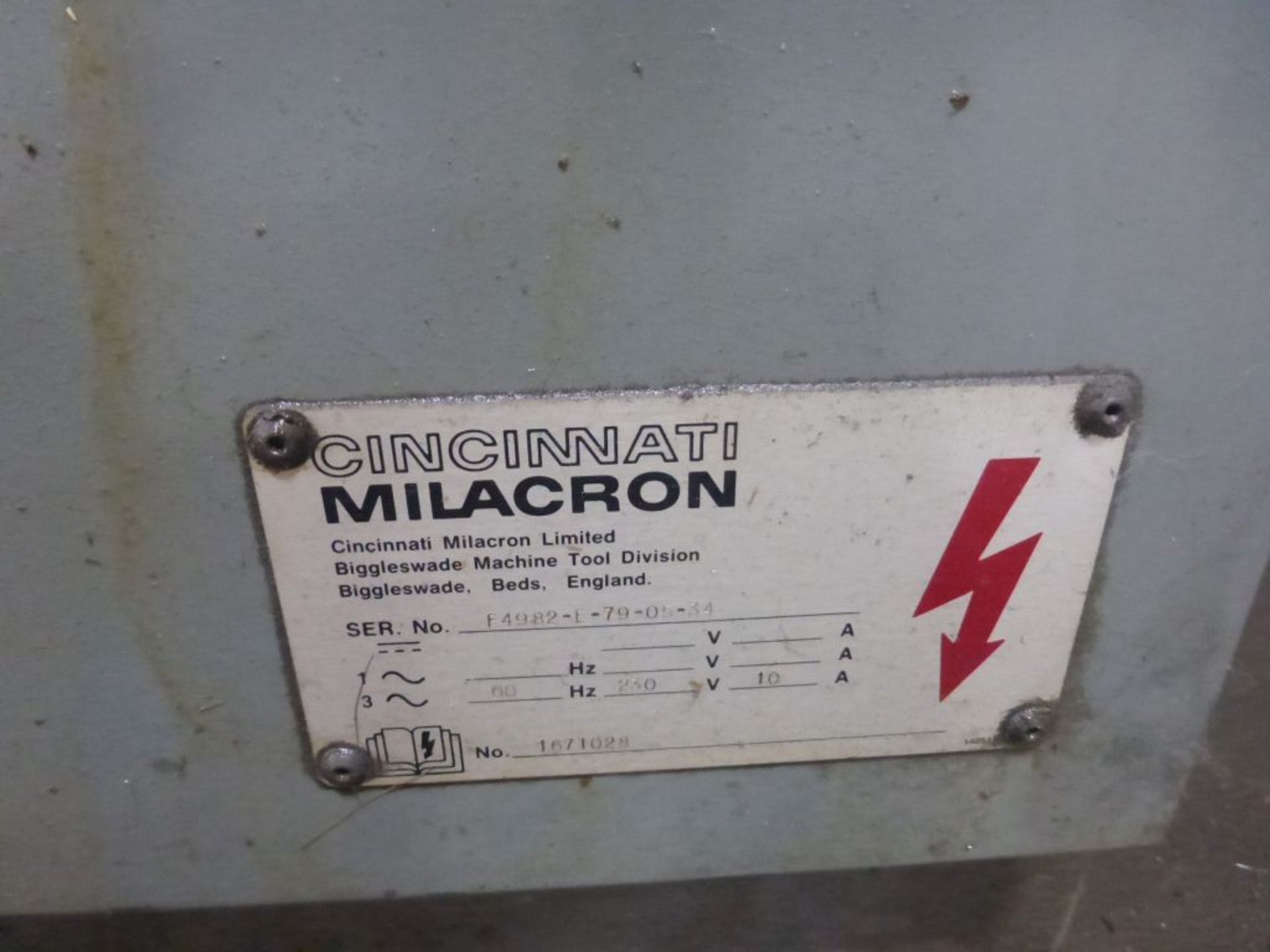 Cincinnati Milacron Machine | Tag: 229682 - Image 9 of 9