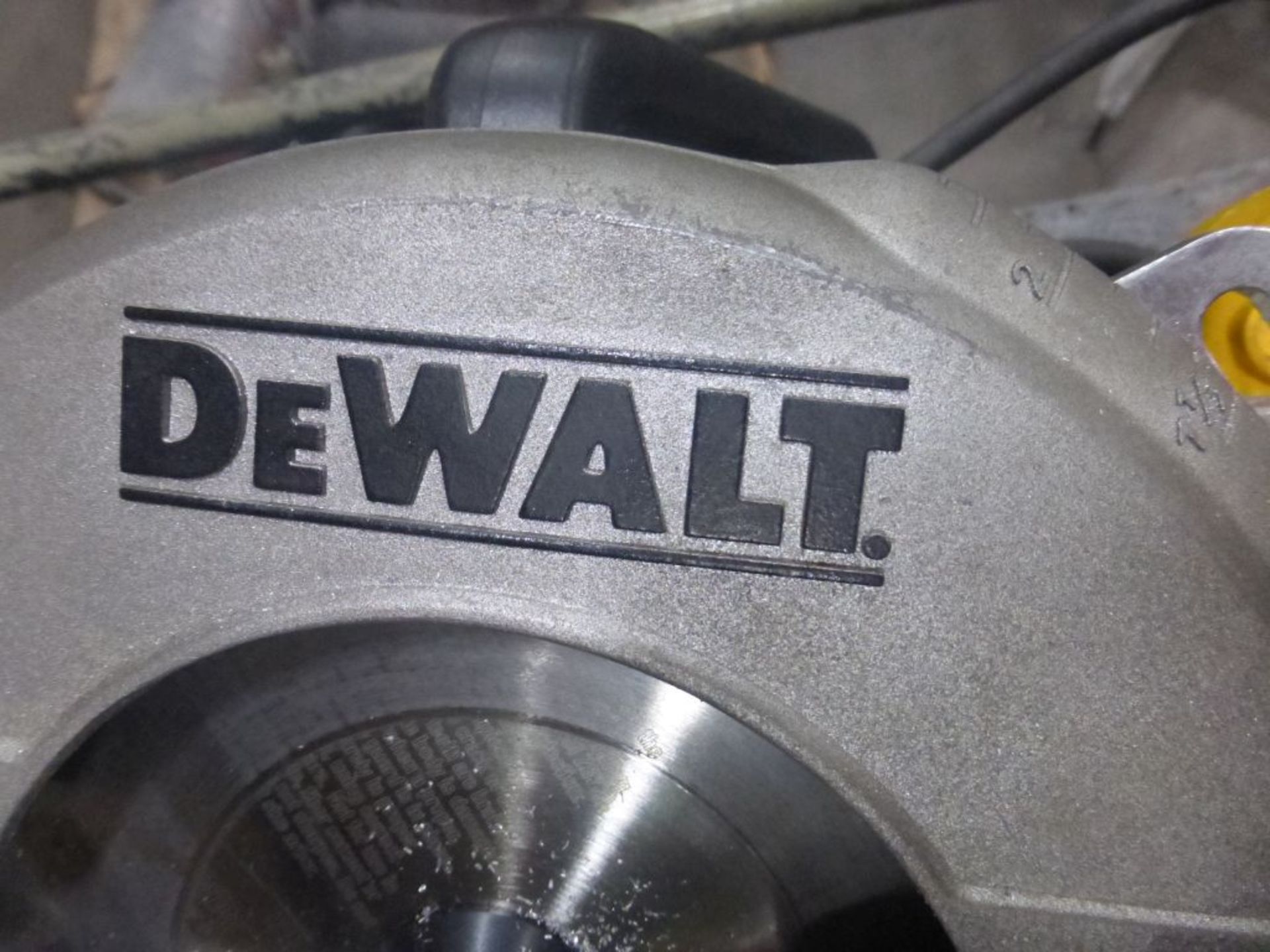 DeWalt 7-1/4 Wormdrive Circular Saw | Cat No. DWS535; 120V; Includes: (2) 5/8" Saw Blades; Tag: - Image 2 of 4