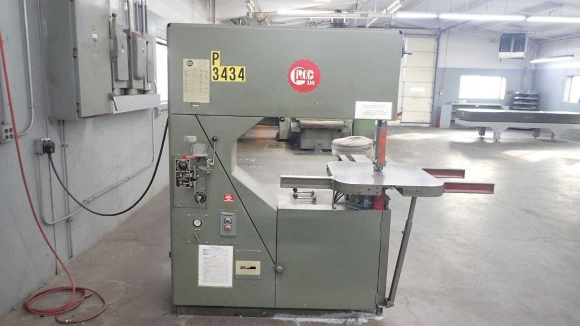 Grub 4V-36 36" Vertical Bandsaw | Blade Welder; Roller Guides; Tag: 227073