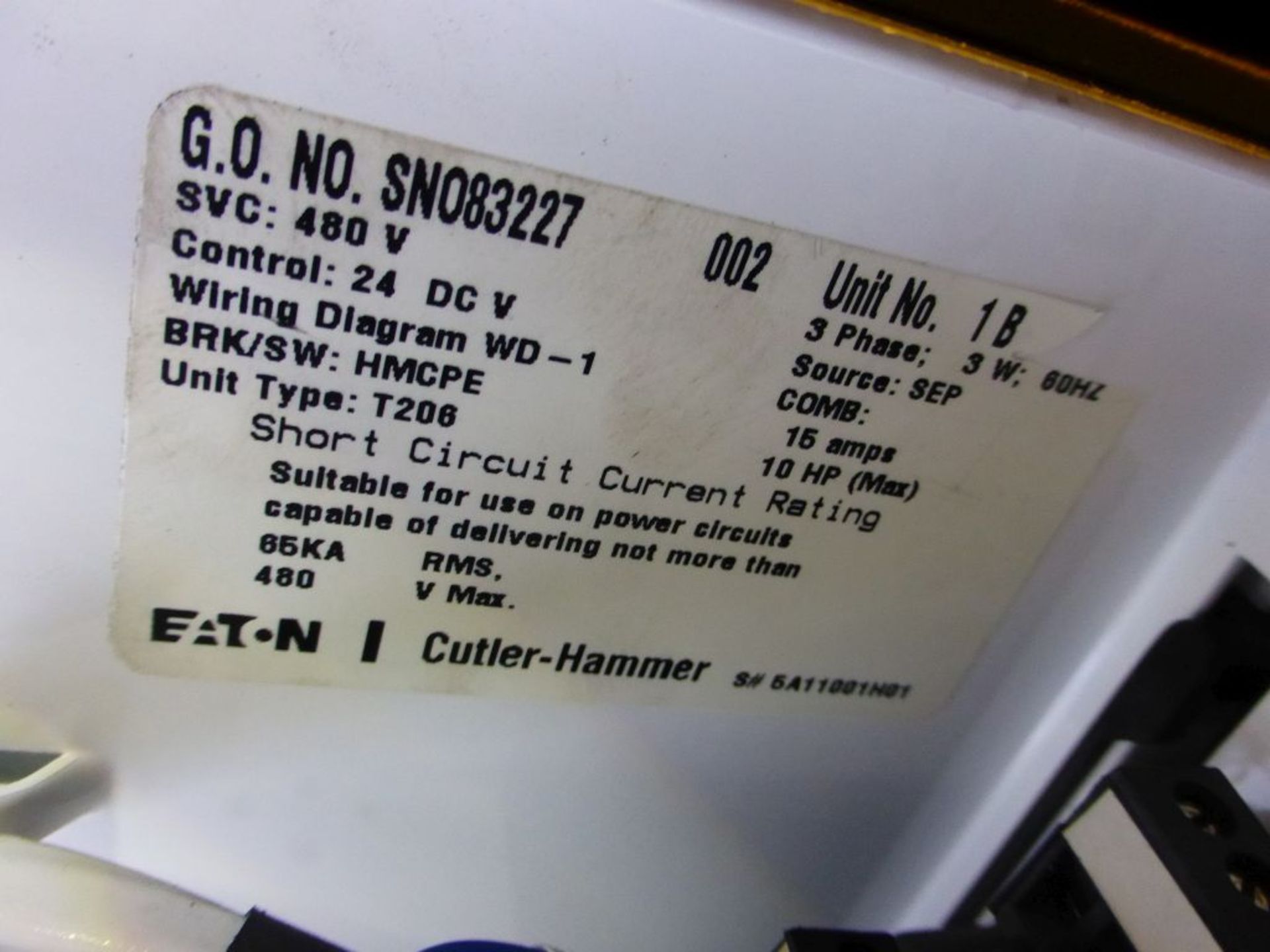 2006 Eaton Cutler Hammer Intelligent Technologies MCC - Removed from Service January 2022 | 480V; - Image 8 of 55