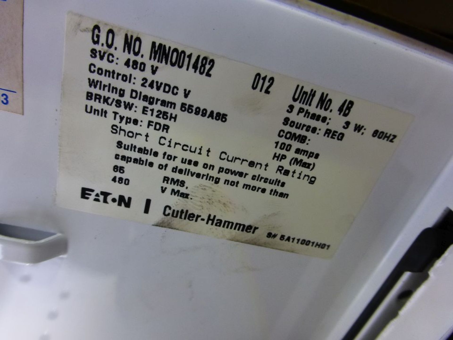 2006 Eaton Cutler Hammer Intelligent Technologies MCC - Removed from Service January 2022 | 480V; - Image 39 of 55