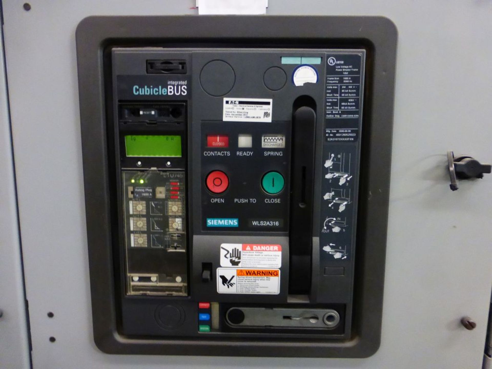2006 Siemens Switchgear - Removed from Service January 2022 | 480V; 7-Verticals; Includes: (3) - Image 31 of 48