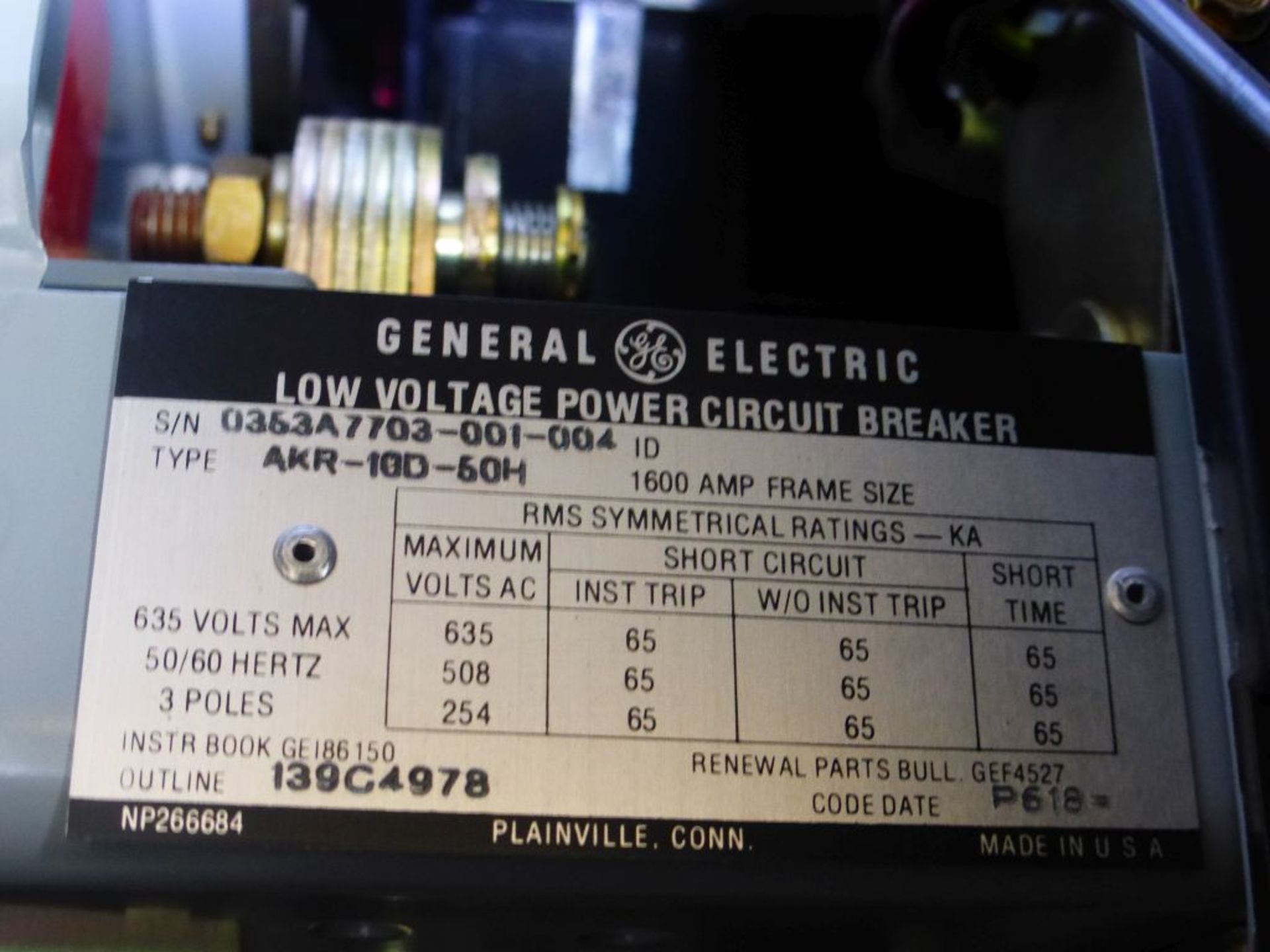 GE AKD-8 Switchgear - Removed from Service January 2022 | Includes: (6) GE Low Voltage Power Circuit - Image 9 of 18
