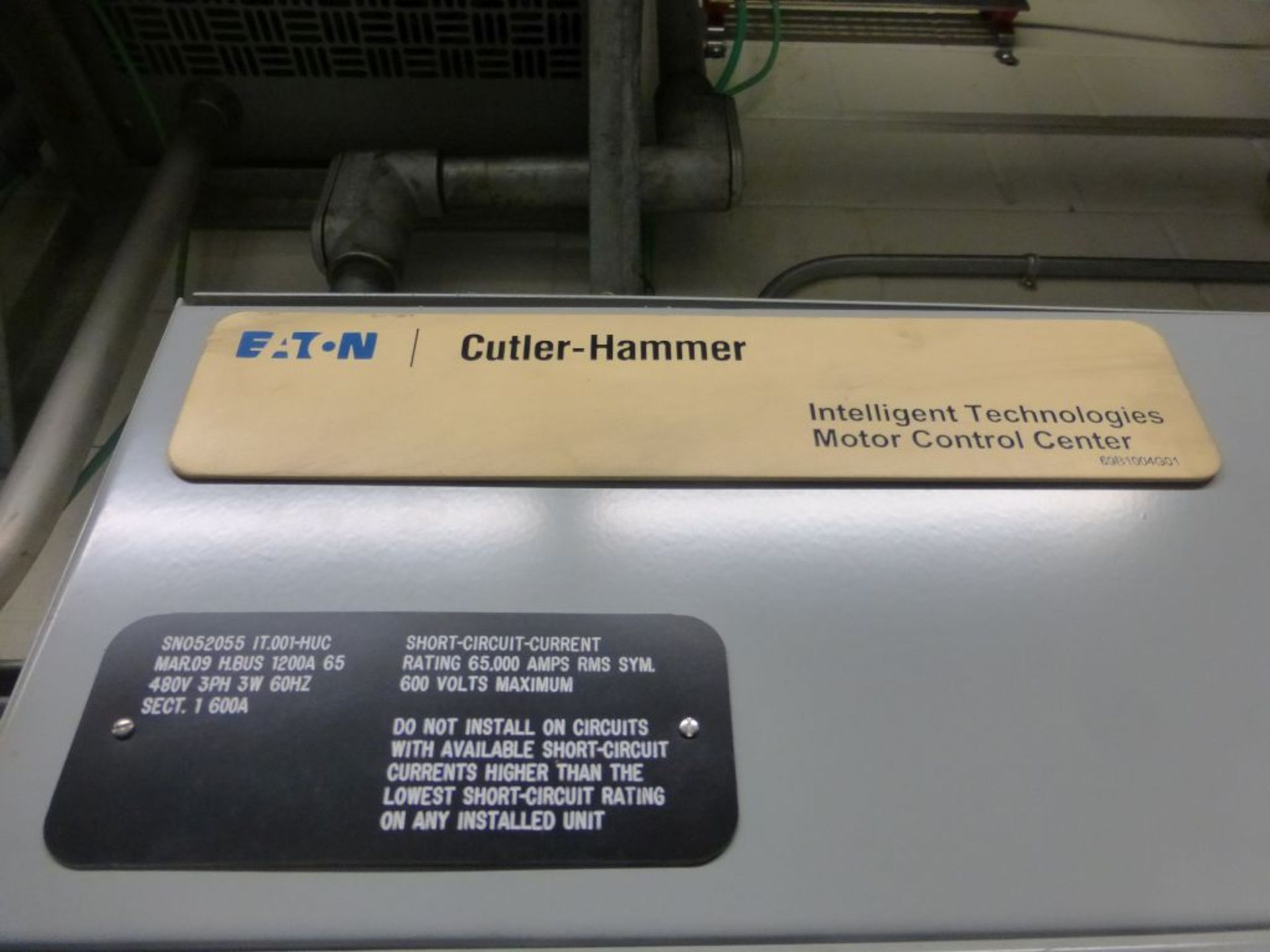 2009/2006 Eaton Cutler Hammer Intelligent Technologies MCC - Removed from Service January 2022 | (1) - Image 2 of 68