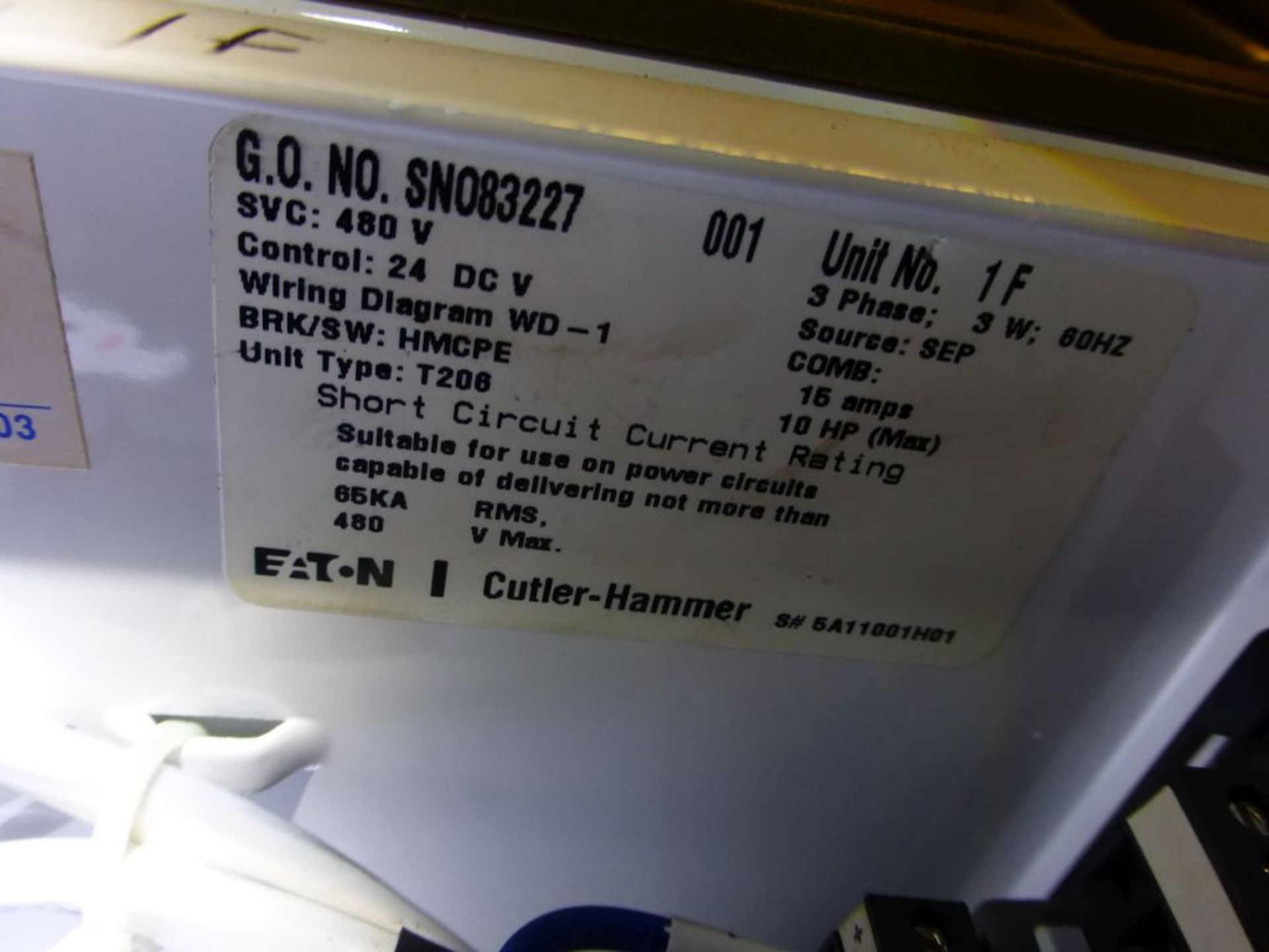 2006 Eaton Cutler Hammer Intelligent Technologies MCC - Removed from Service January 2022 | 480V; - Image 11 of 55