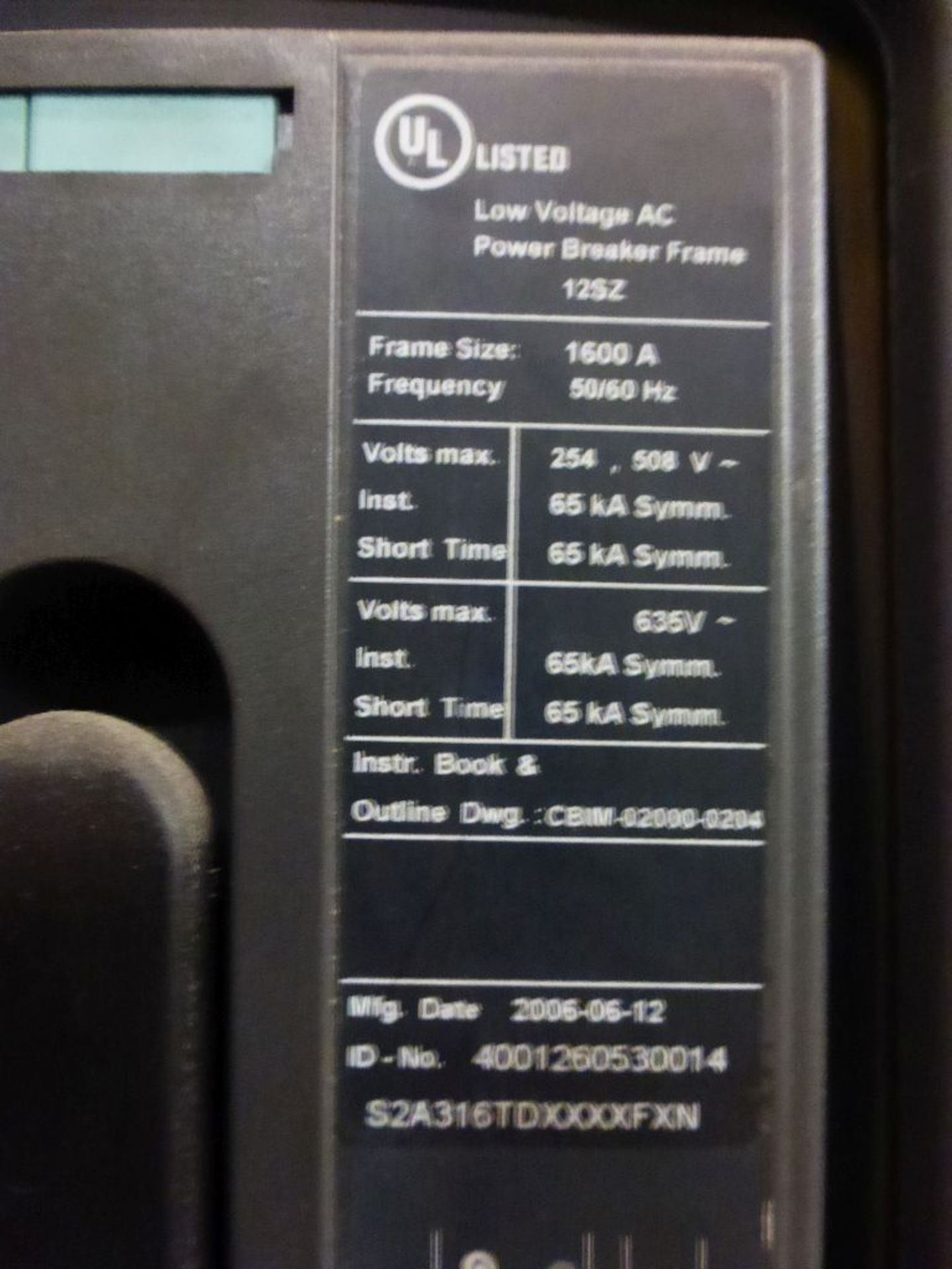 2006 Siemens Switchgear - Removed from Service January 2022 | 480V; 7-Verticals; Includes: (3) - Image 18 of 48