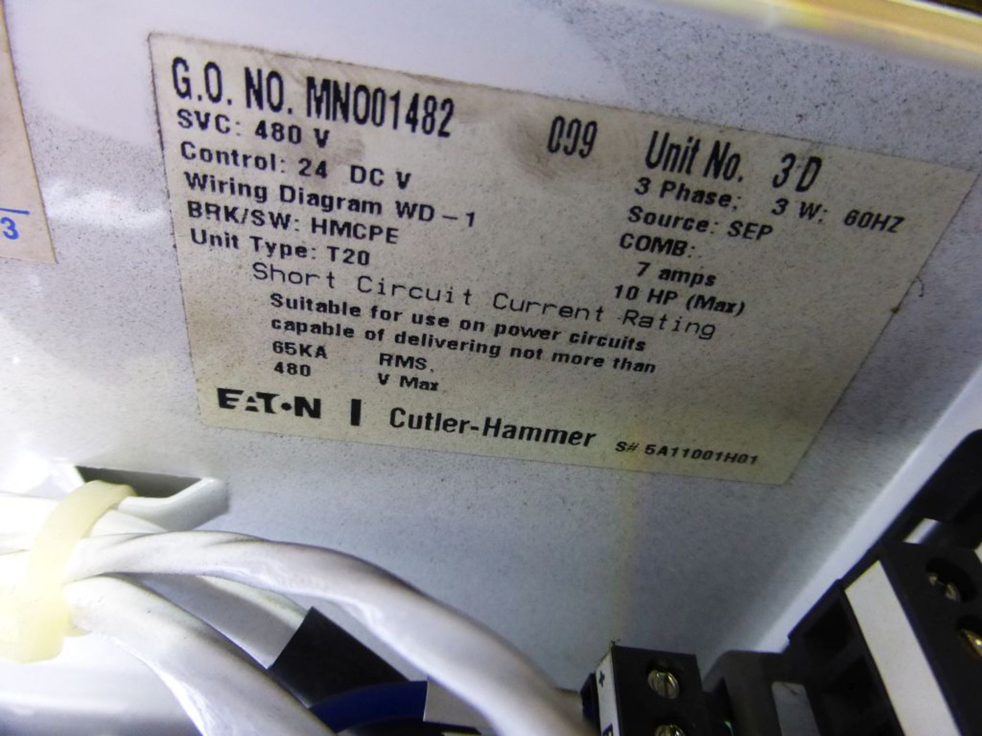 2006 Eaton Cutler Hammer Intelligent Technologies MCC - Removed from Service January 2022 | 480V; - Image 29 of 55