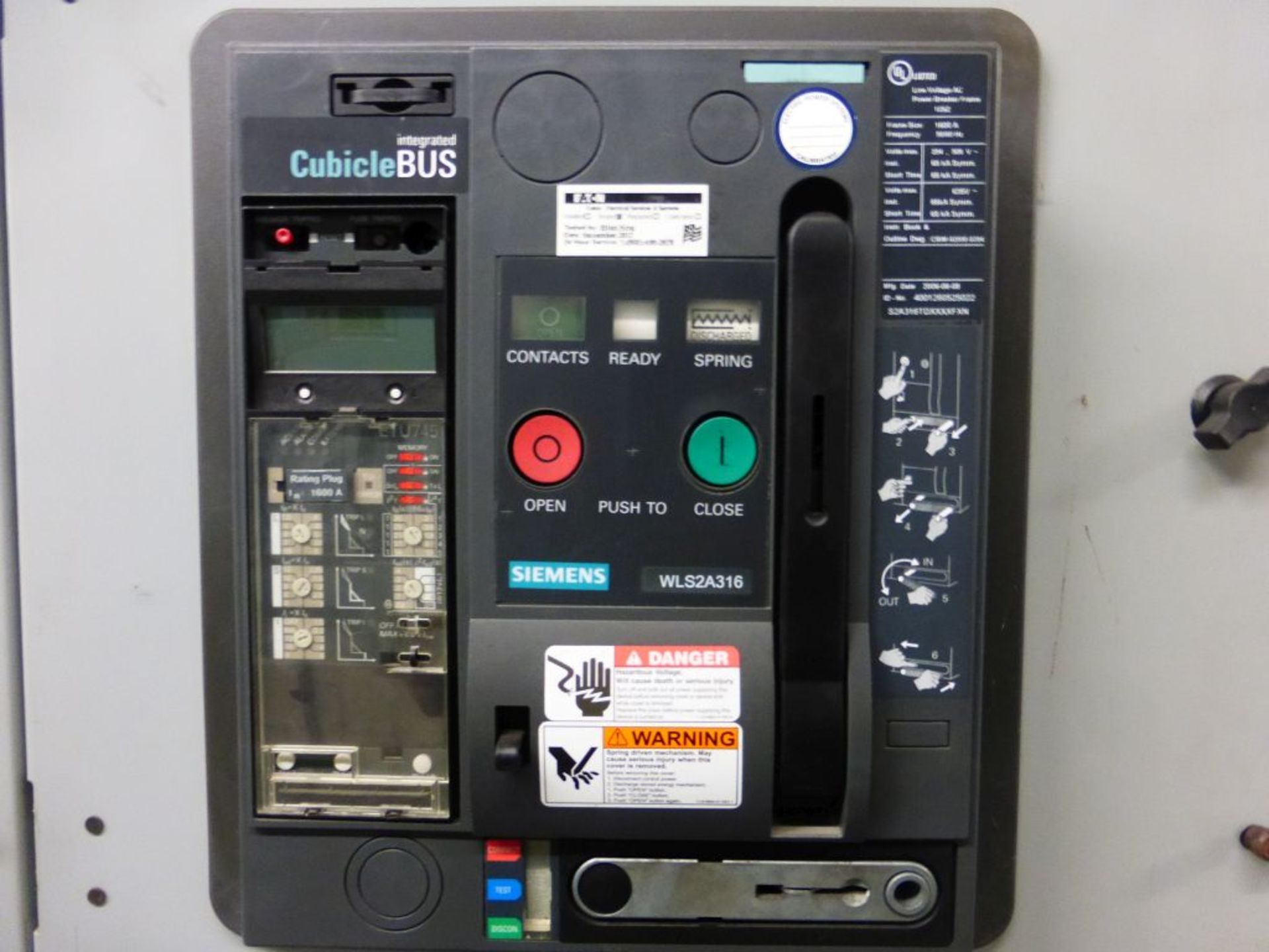 2006 Siemens Switchgear - Removed from Service January 2022 | 480V; Includes: (3) WLH3A340, 4000A, - Image 37 of 58