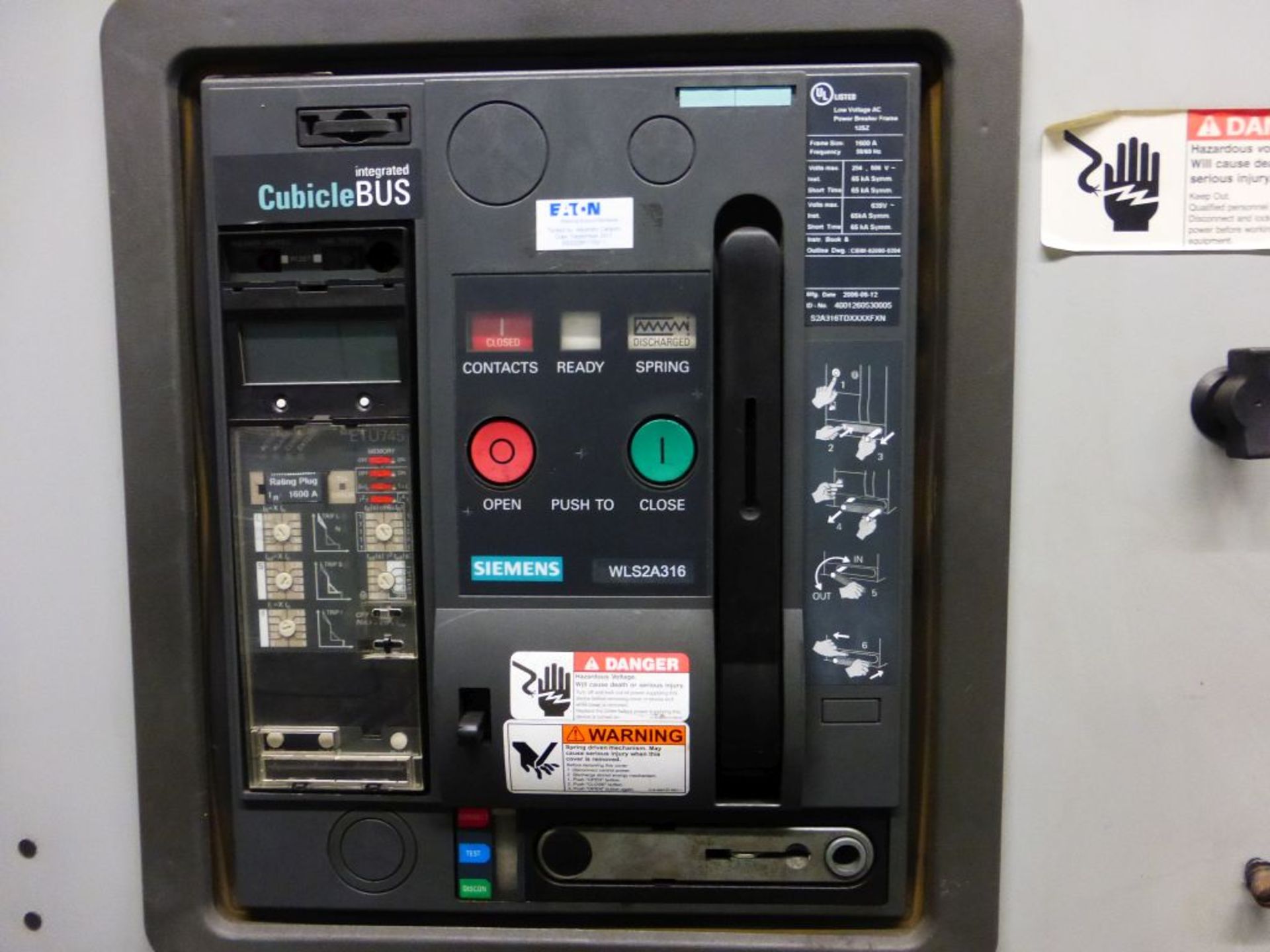 2006 Siemens Switchgear - Removed from Service January 2022 | 480V; Includes: (3) WLH3A340, 4000A, - Image 19 of 58