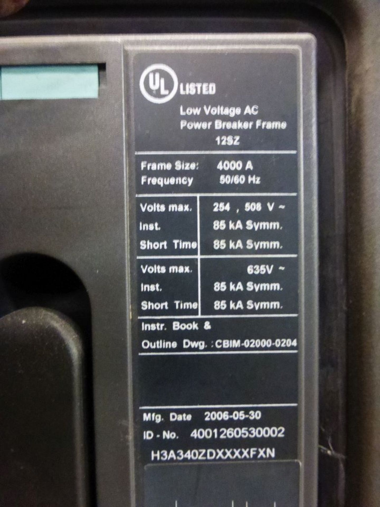 2006 Siemens Switchgear - Removed from Service January 2022 | 480V; 7-Verticals; Includes: (3) - Image 47 of 48