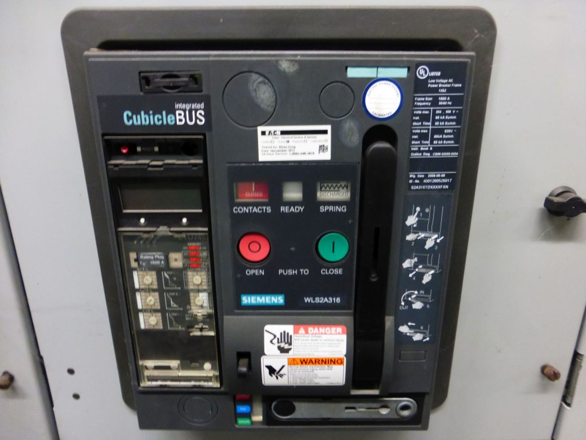 2006 Siemens Switchgear - Removed from Service January 2022 | 480V; Includes: (3) WLH3A340, 4000A, - Image 28 of 58