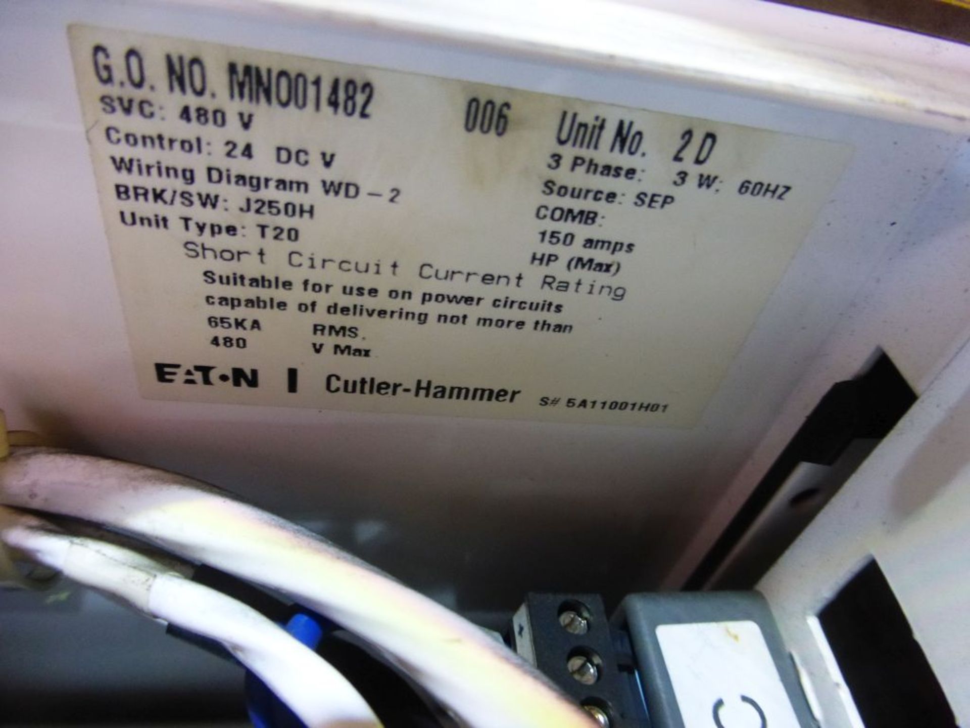 2006 Eaton Cutler Hammer Intelligent Technologies MCC - Removed from Service January 2022 | 8- - Image 63 of 88