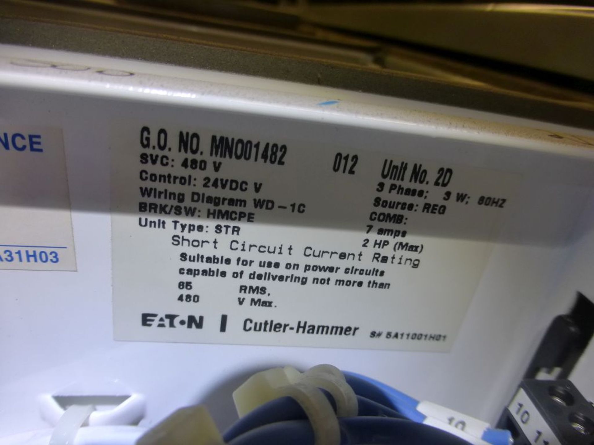 2006 Eaton Cutler Hammer Intelligent Technologies MCC - Removed from Service January 2022 | 480V; - Image 14 of 32