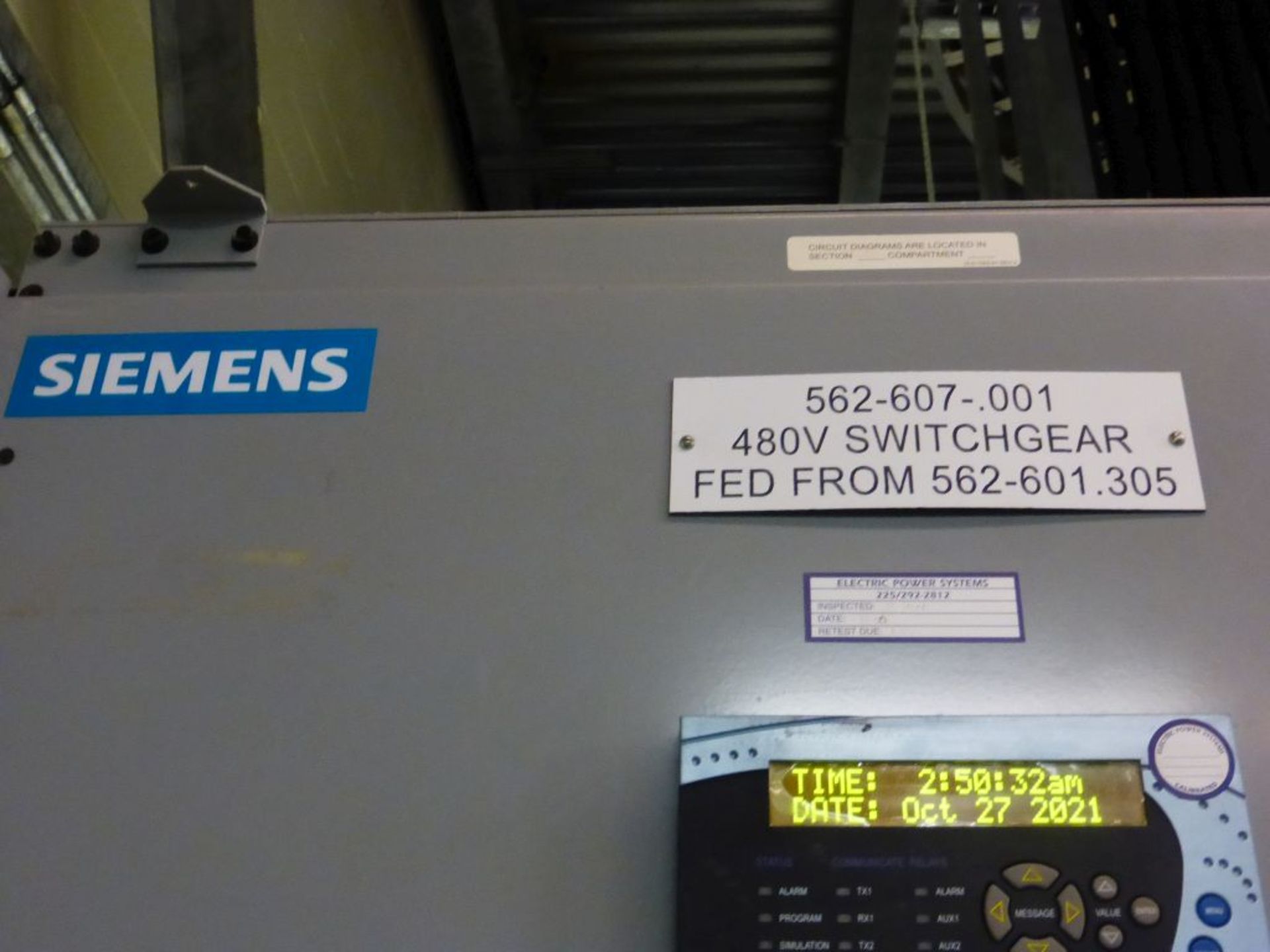 2006 Siemens Switchgear - Removed from Service January 2022 | 480V; 7-Verticals; Includes: (3) - Image 5 of 48