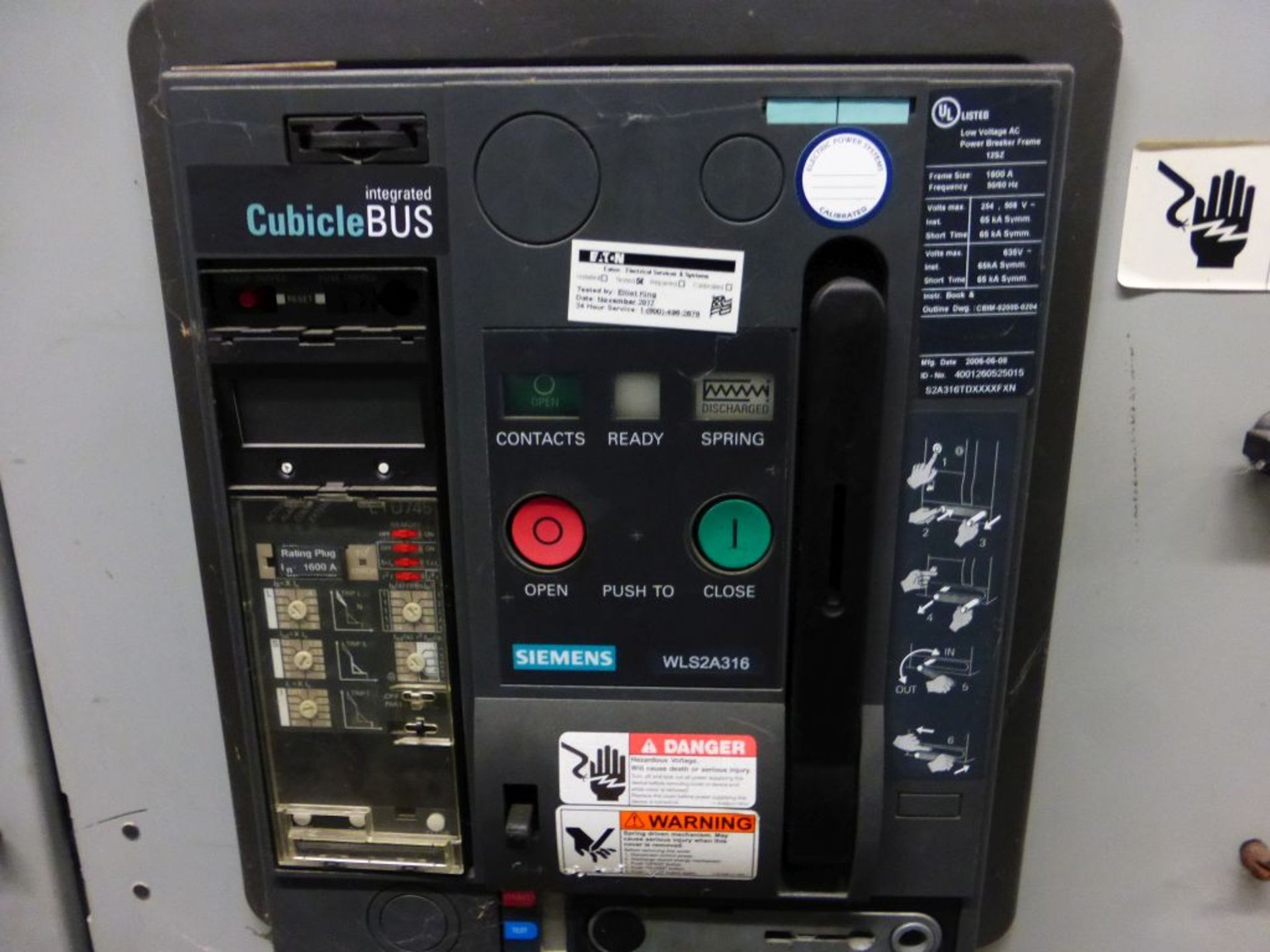 2006 Siemens Switchgear - Removed from Service January 2022 | 480V; Includes: (3) WLH3A340, 4000A, - Image 31 of 58