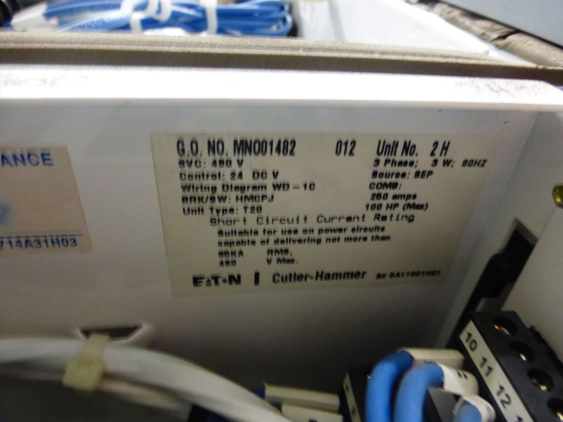 2006 Eaton Cutler Hammer Intelligent Technologies MCC - Removed from Service January 2022 | 480V; - Image 18 of 32