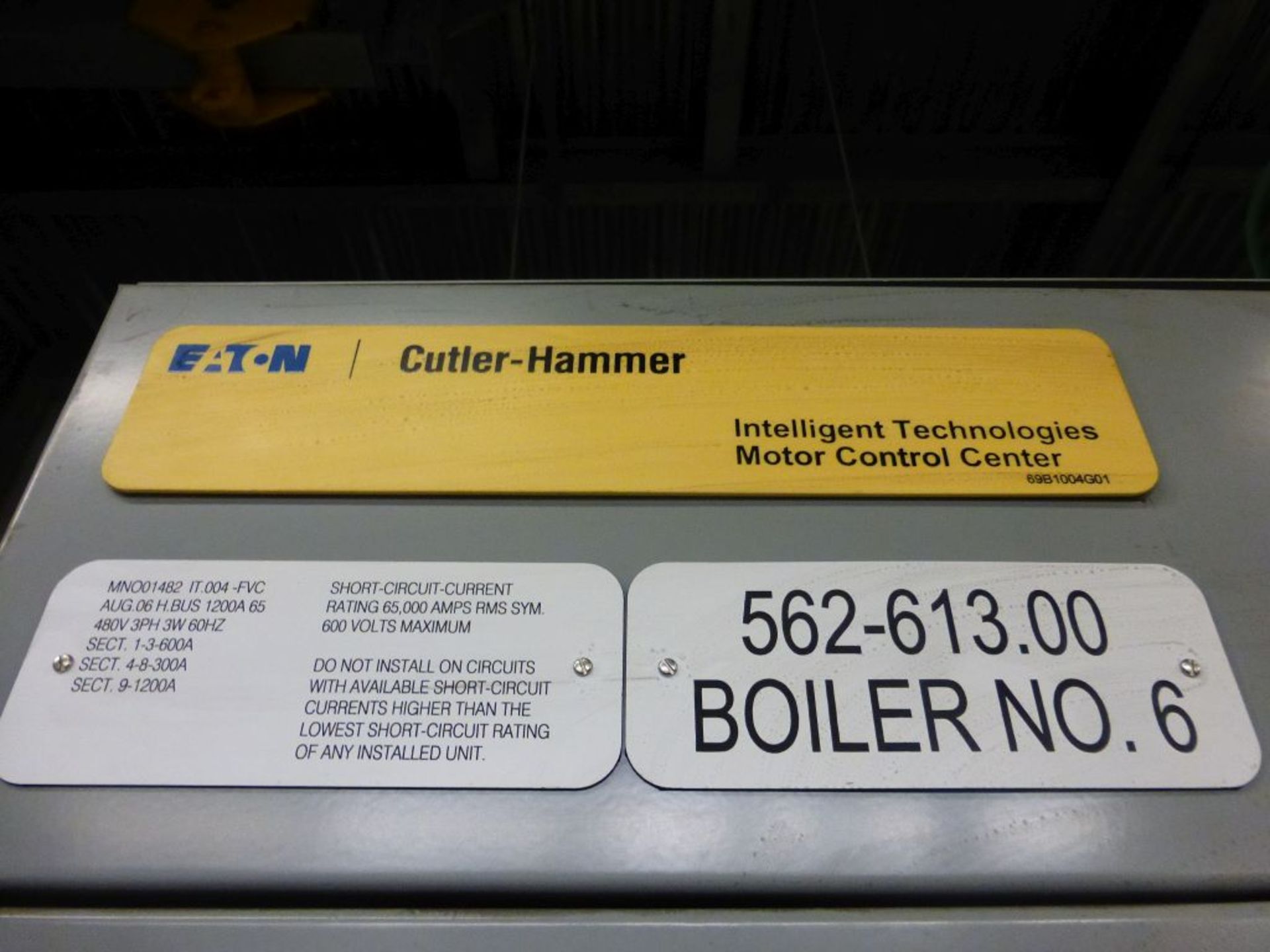 2006 Eaton Cutler Hammer Intelligent Tech MCC - Removed from Service January 2022 | 9-Verticals; - Image 3 of 77