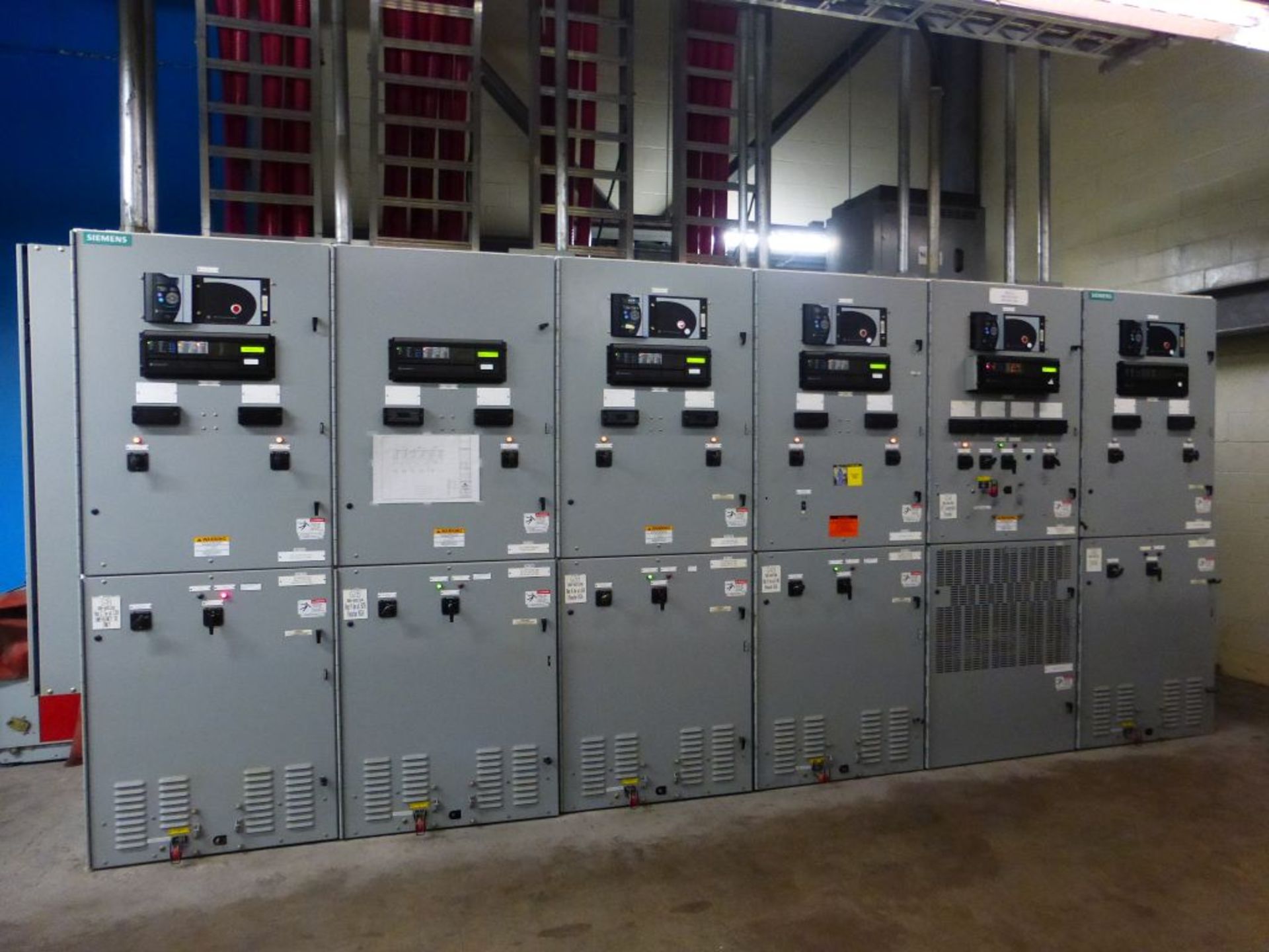 Siemens Switchgear - Removed from Service January 2022 | 6-Verticals; Includes: (9) AC High