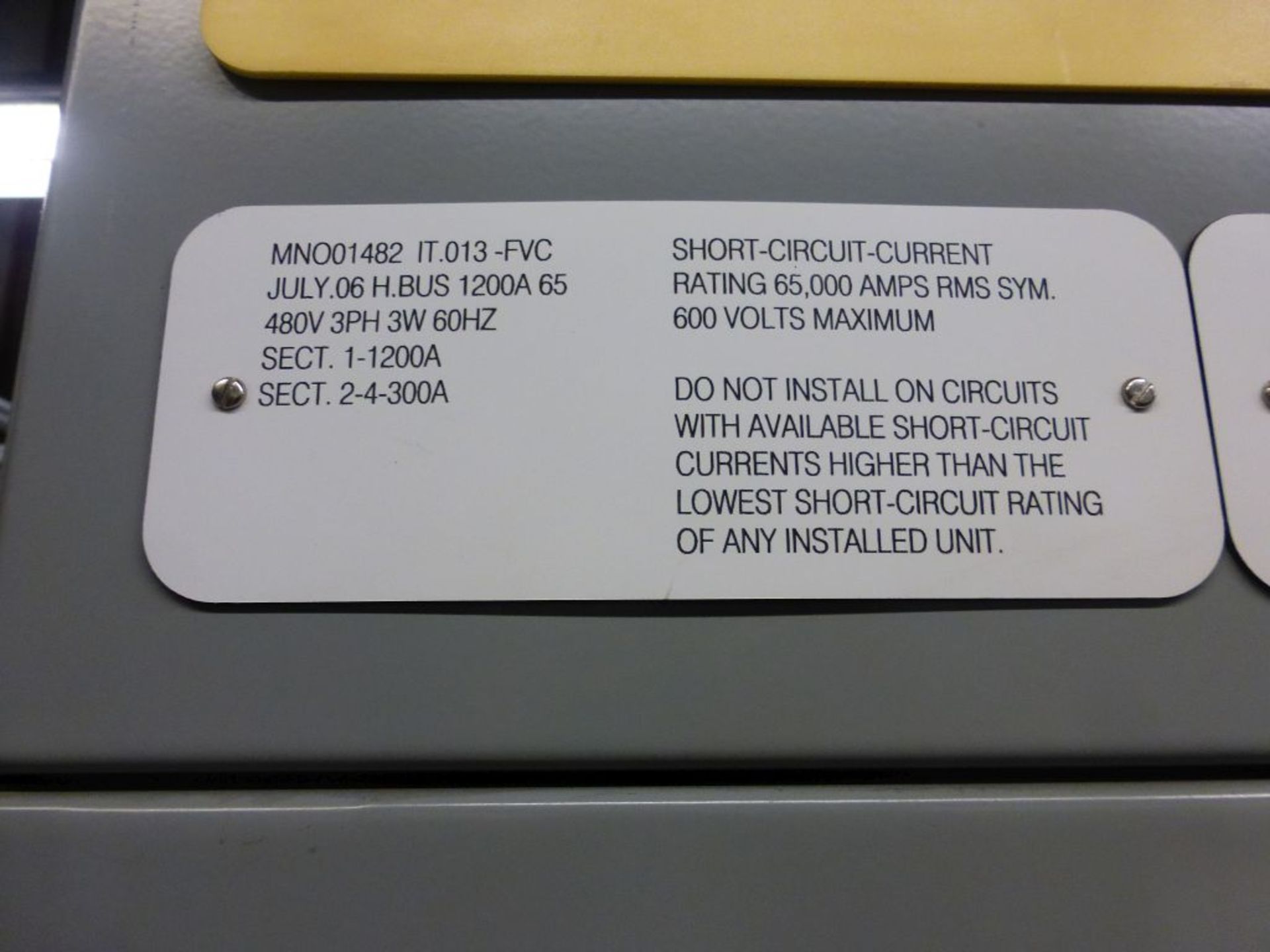 2006 Eaton Cutler Hammer Intelligent Technologies MCC - Removed from Service January 2022 | 4- - Image 5 of 37