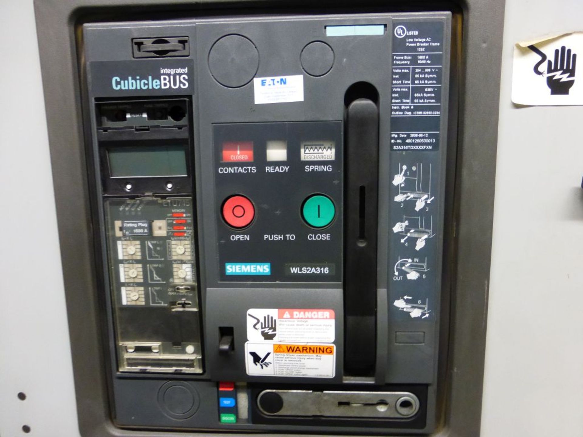 2006 Siemens Switchgear - Removed from Service January 2022 | 480V; Includes: (3) WLH3A340, 4000A, - Image 16 of 58