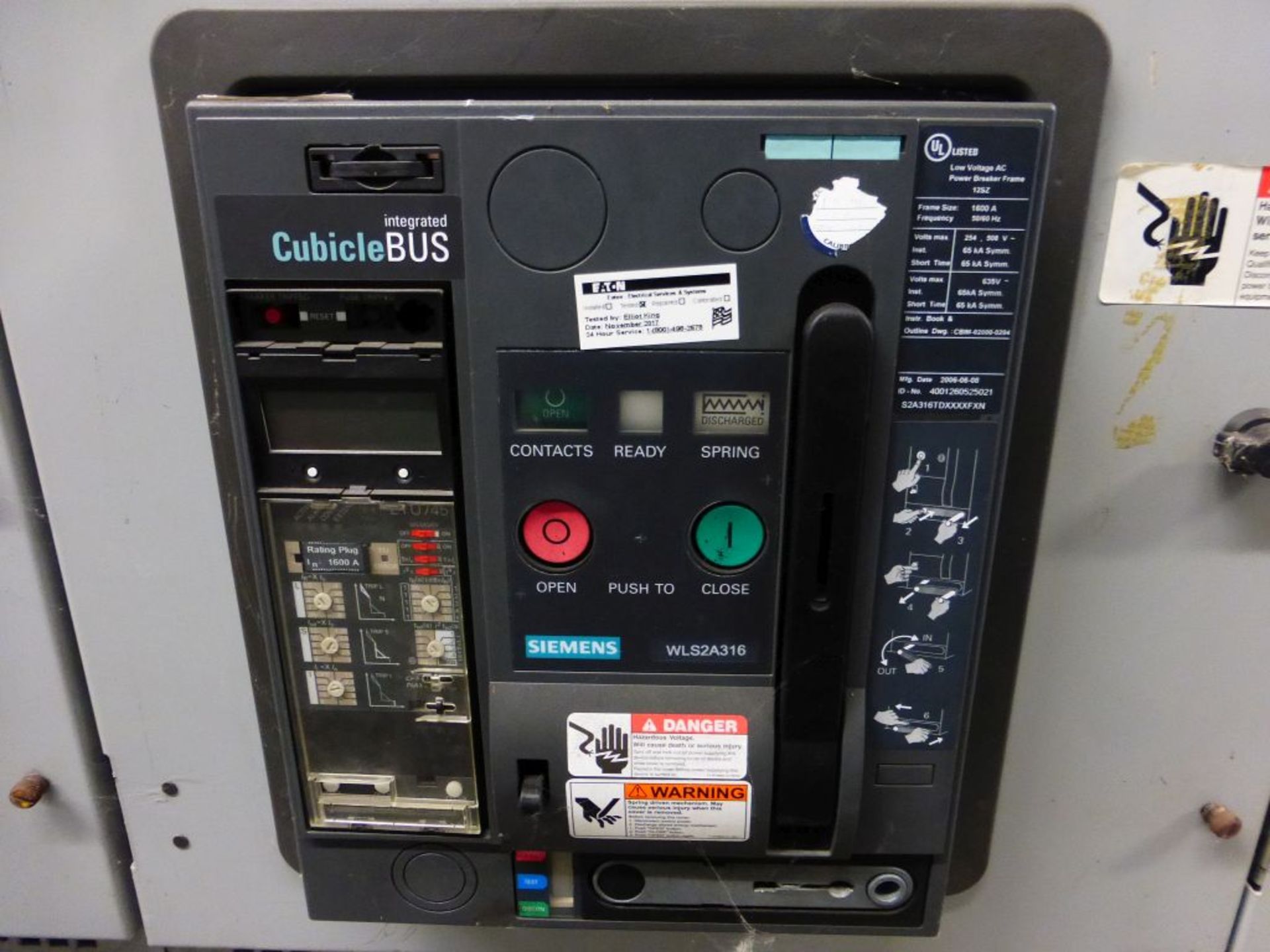 2006 Siemens Switchgear - Removed from Service January 2022 | 480V; Includes: (3) WLH3A340, 4000A, - Image 42 of 58