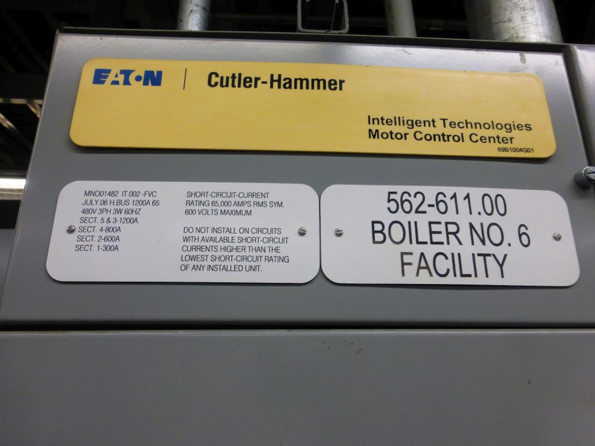 2006 Eaton Cutler Hammer Intelligent Technologies MCC - Removed from Service January 2022 | 5- - Image 2 of 54