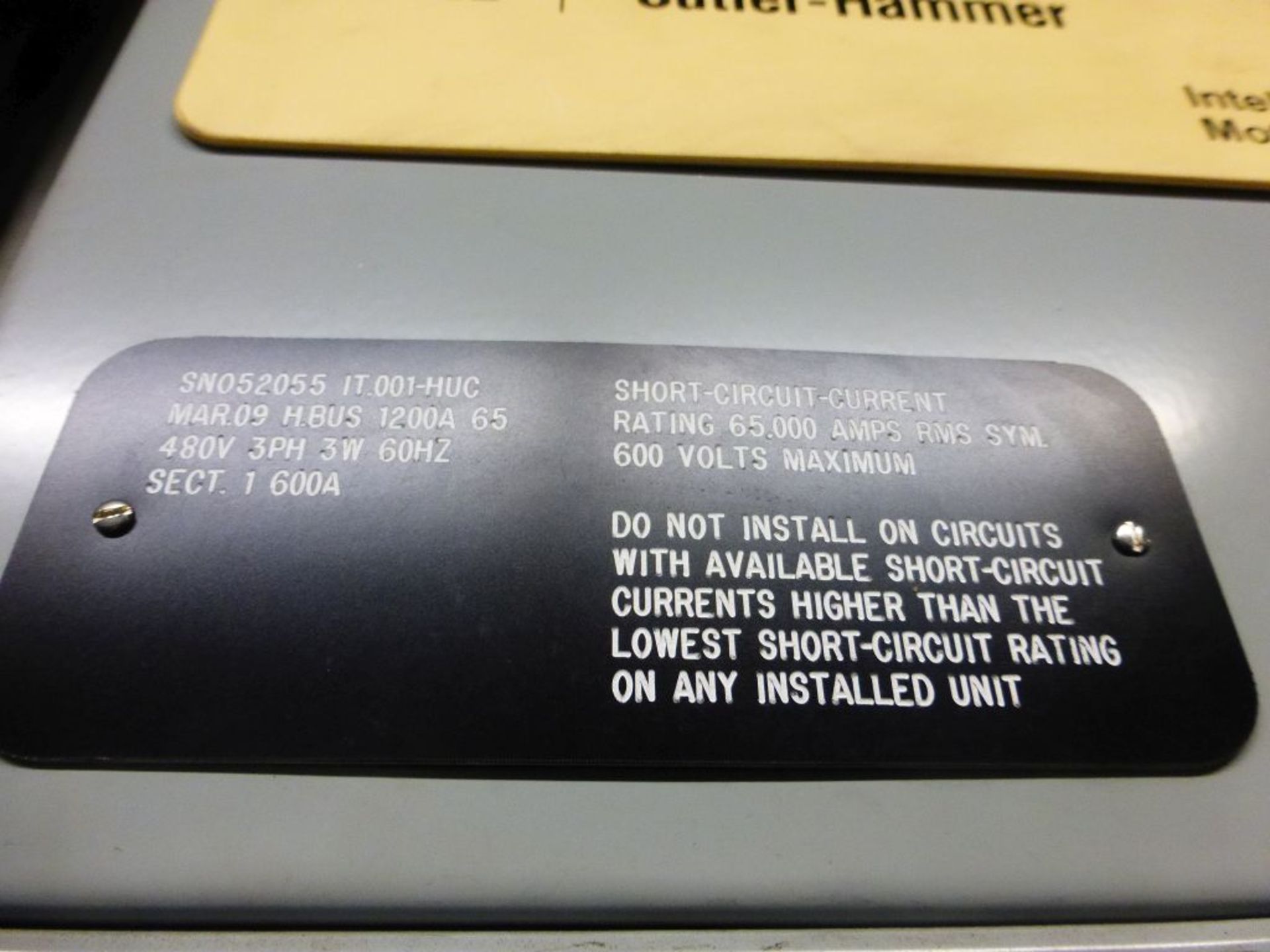 2009/2006 Eaton Cutler Hammer Intelligent Technologies MCC - Removed from Service January 2022 | (1) - Image 3 of 68