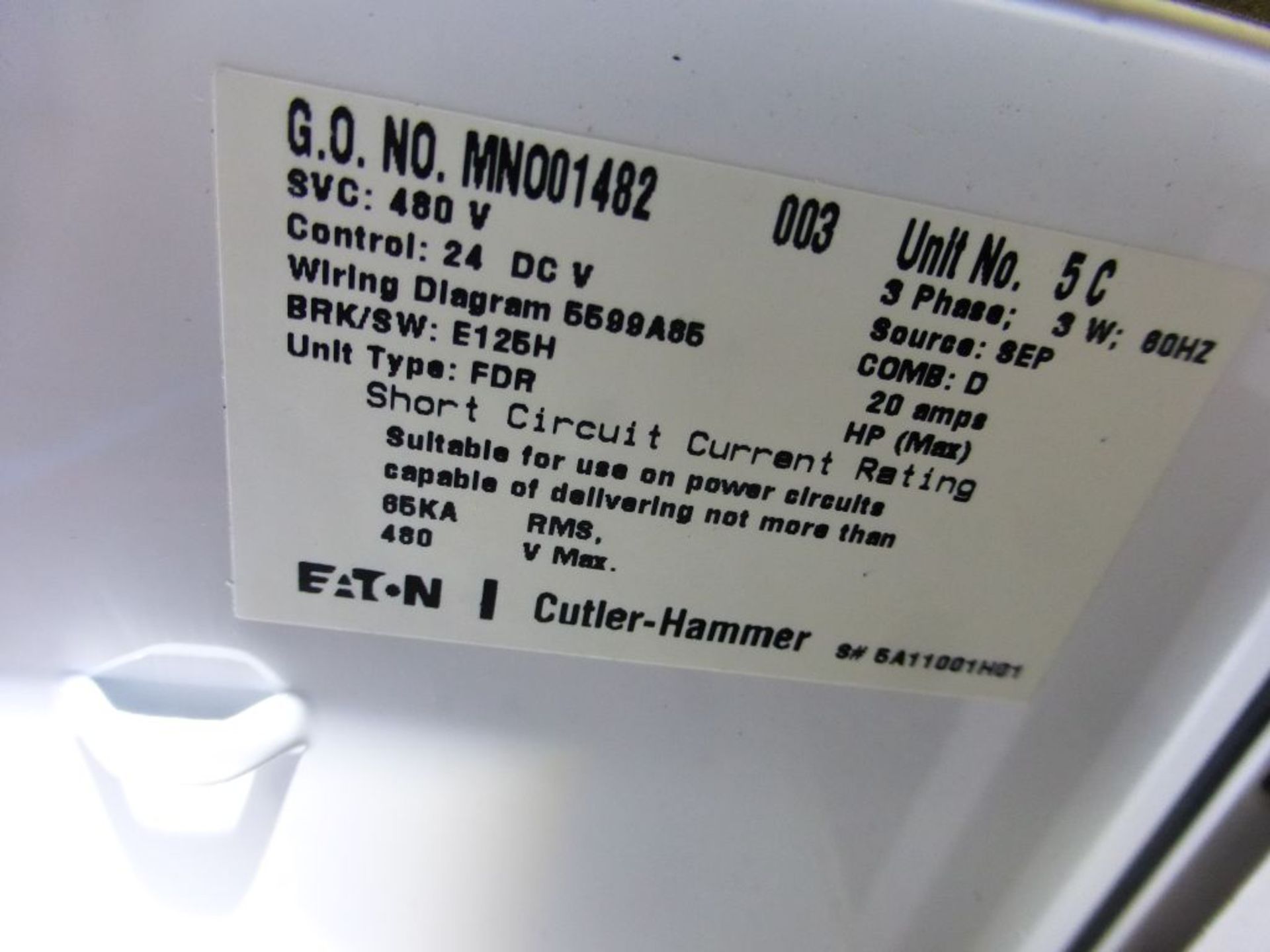 2006 Eaton Cutler Hammer Intelligent Tech MCC - Removed from Service January 2022 | 10-Verticals; - Image 30 of 55