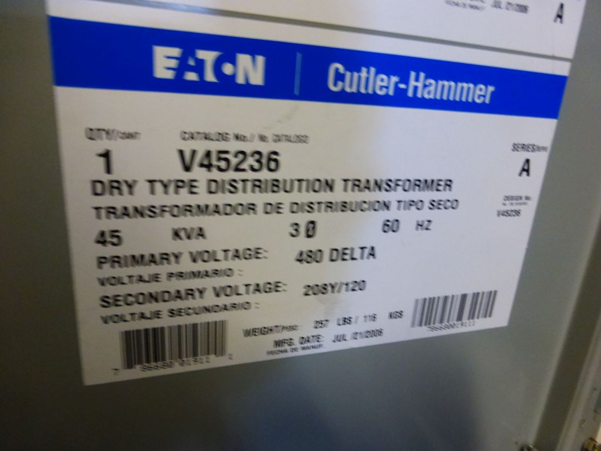 2009/2006 Eaton Cutler Hammer Intelligent Technologies MCC - Removed from Service January 2022 | (1) - Image 66 of 68