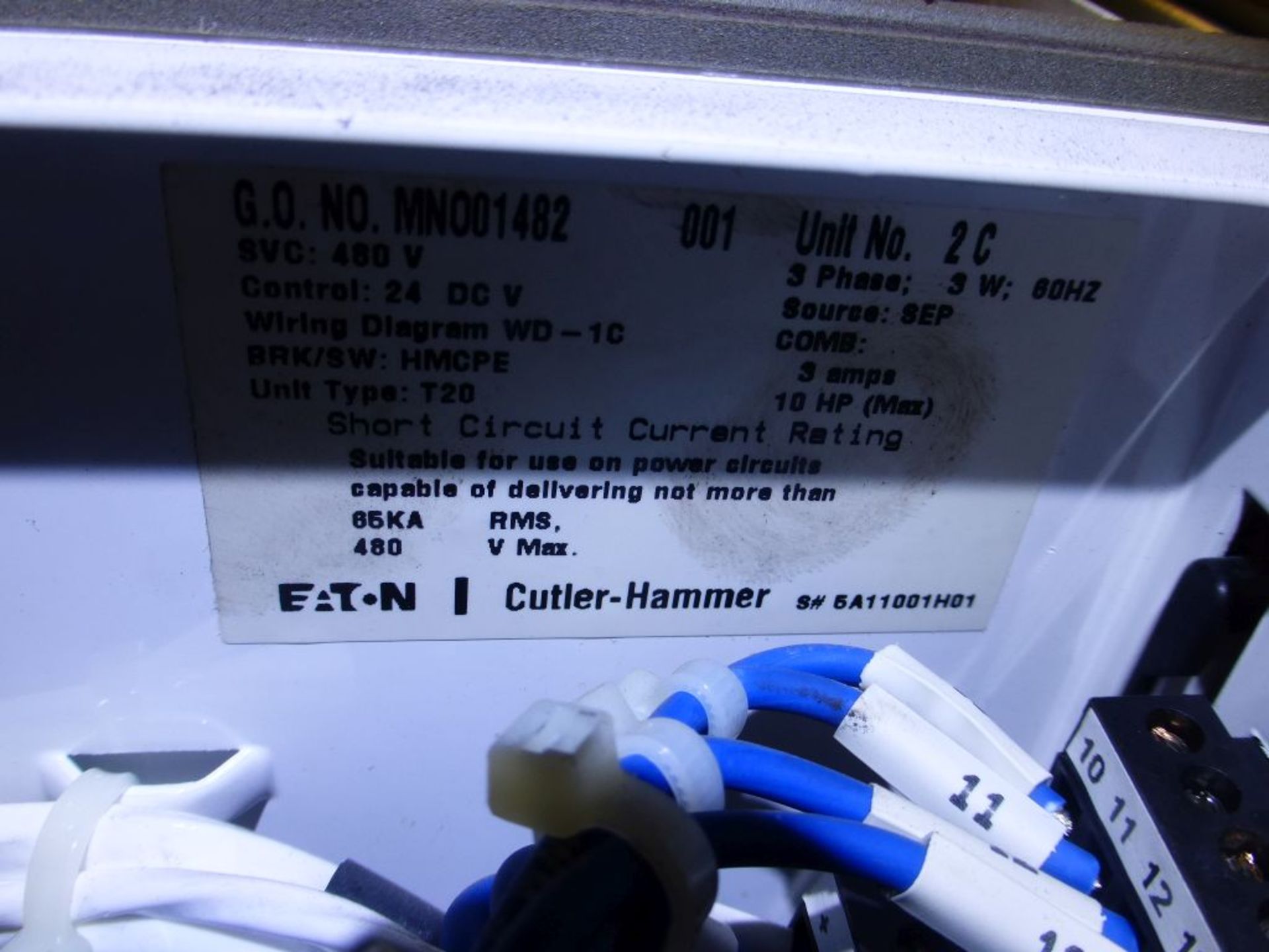 2006 Eaton Cutler Hammer Intelligent Technologies MCC - Removed from Service January 2022 | 480V; - Image 8 of 32