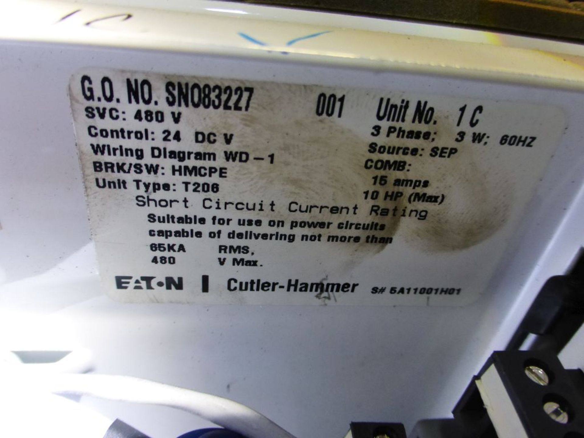 2006 Eaton Cutler Hammer Intelligent Technologies MCC - Removed from Service January 2022 | 480V; - Image 15 of 55