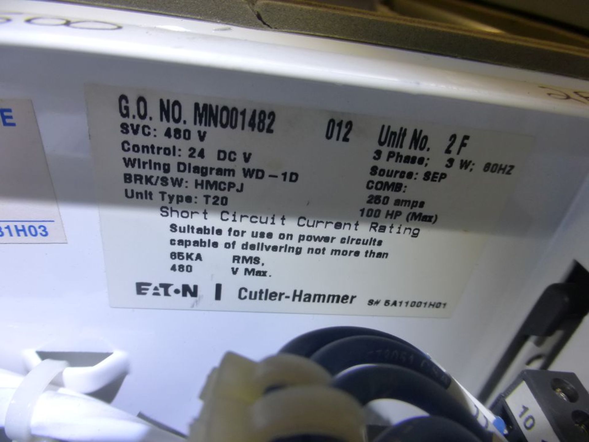 2006 Eaton Cutler Hammer Intelligent Technologies MCC - Removed from Service January 2022 | 480V; - Image 15 of 32