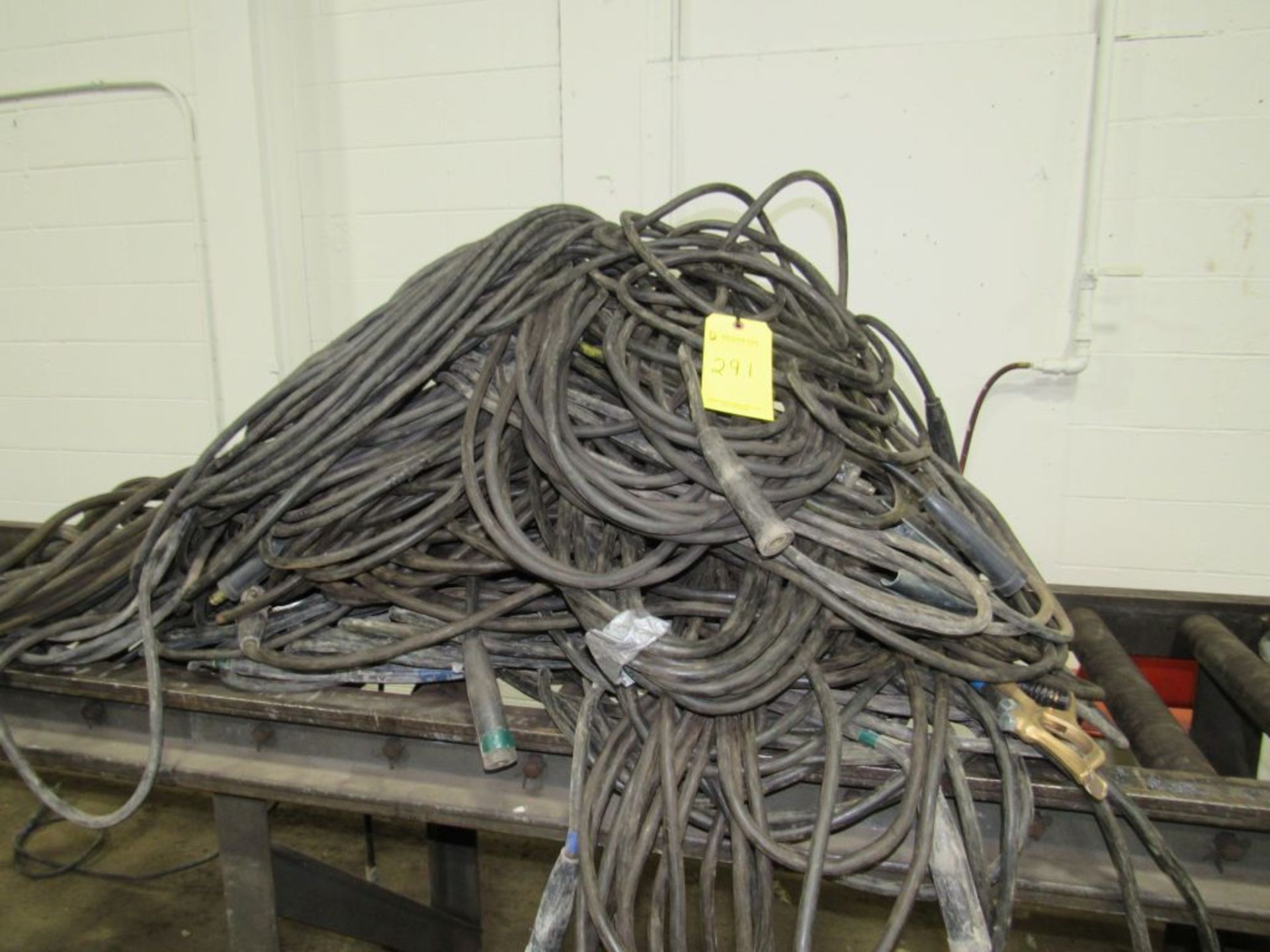 Lot of (36) Assorted Welding Leads and Cords | Tag: 230291