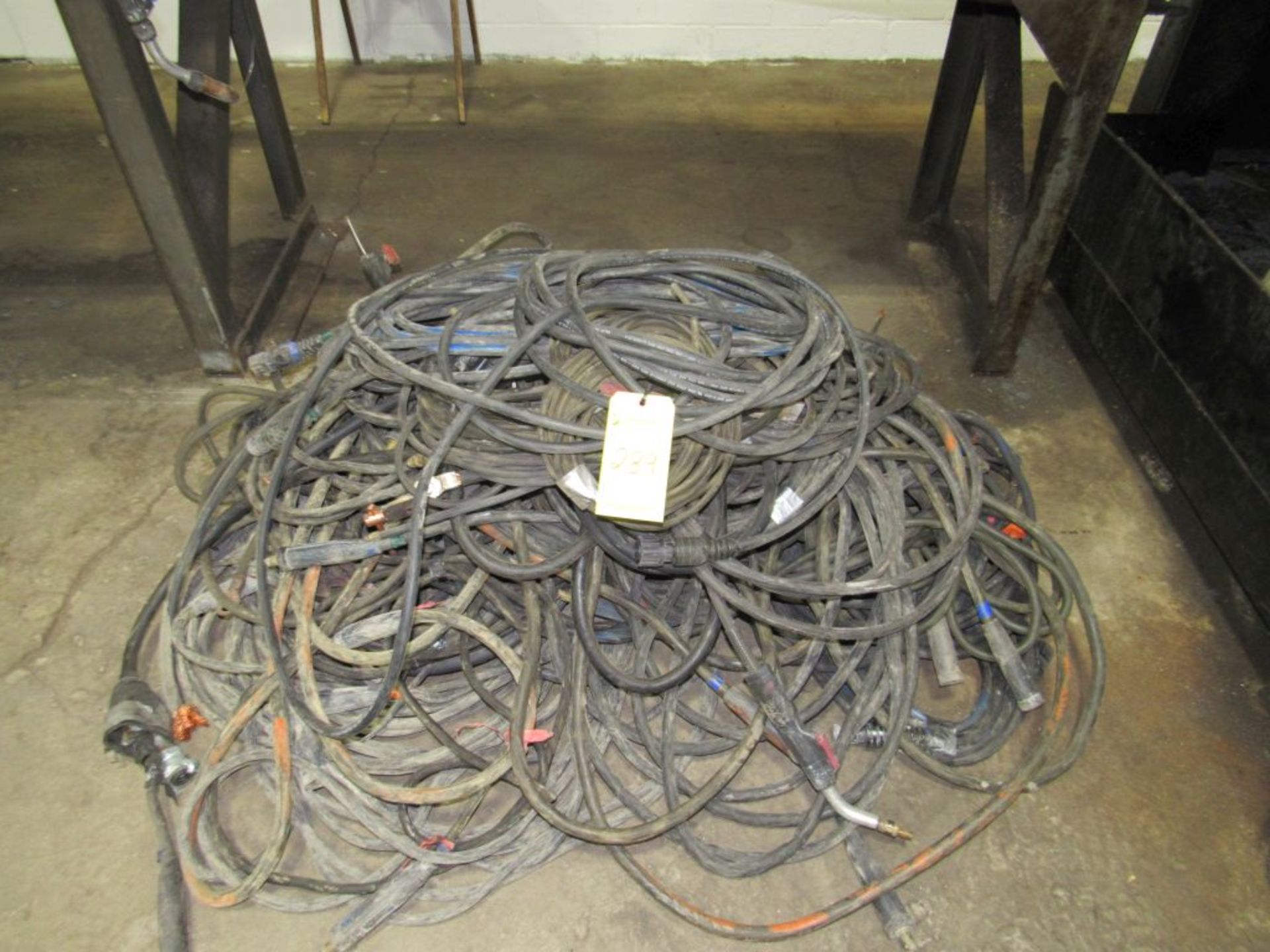 Lot of (36) Assorted Welding Leads and Cords | Tag: 230289