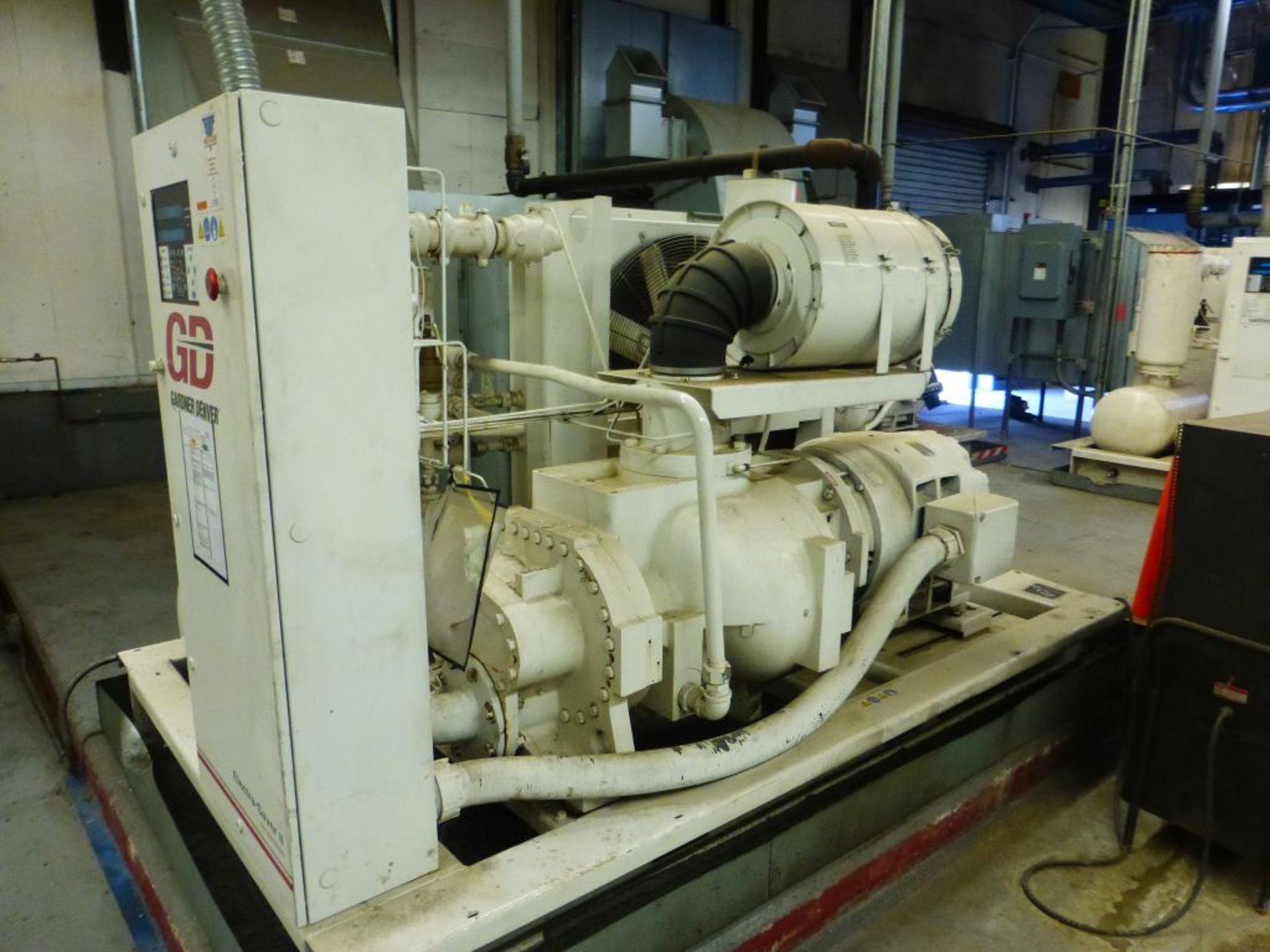 Gardner Denver Air Compressor | Model No. EBU99C; 460V; 125 PSIG; 2010 Manufacturing Date; Includes: