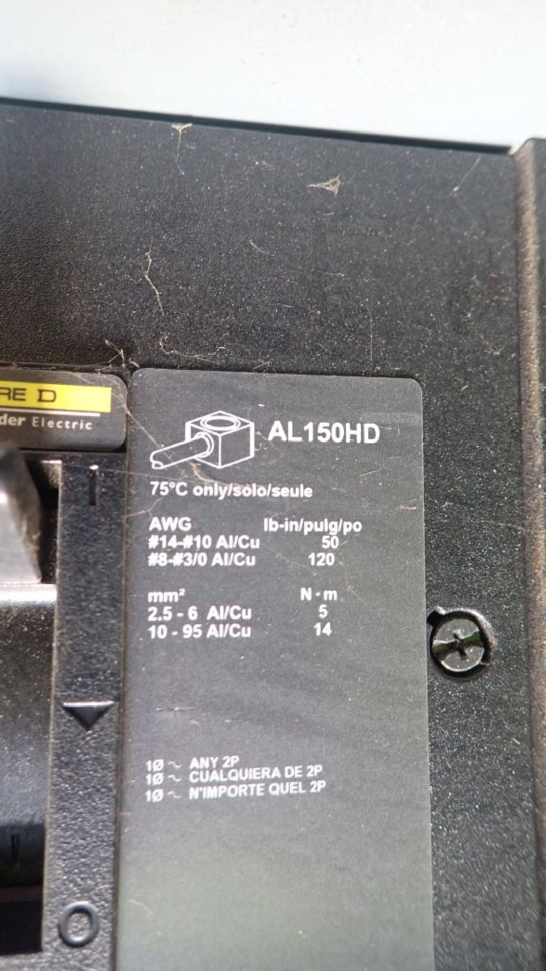 Square D Switchgear | Includes: (7) NW 20N Circuit Breakers 2000A; (6) PowerPact HJ060 Circuit - Image 50 of 79