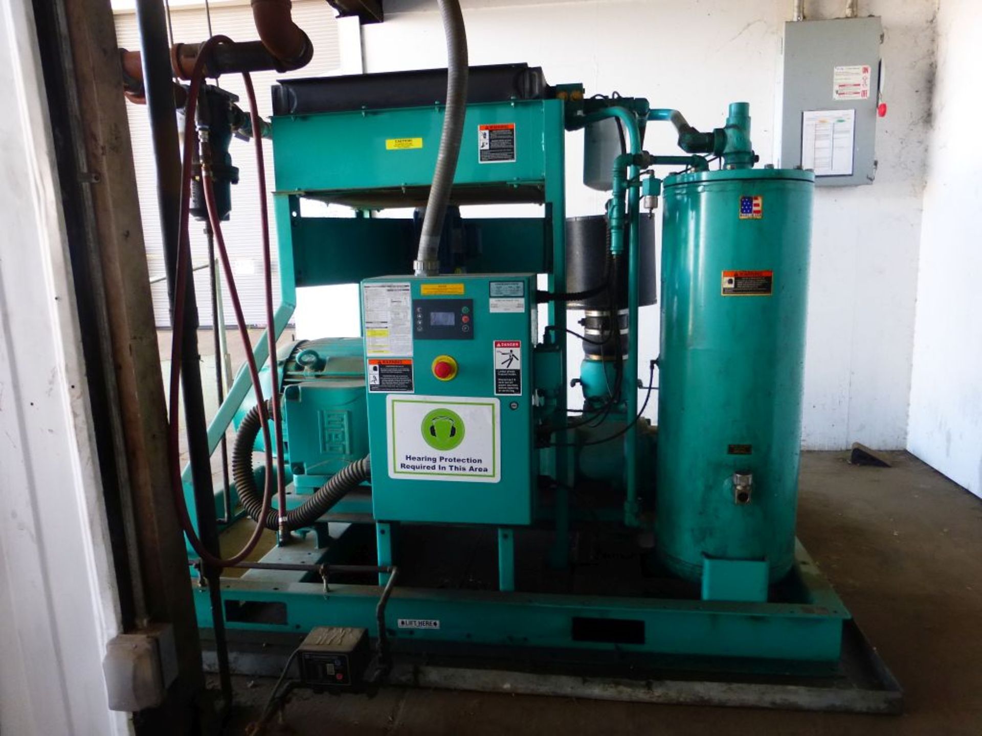 Sullivan Palatek Compressor | Model No. 75VDMBW-TE; Serial No. 1304010009; 125 PSIG; Includes: WEG