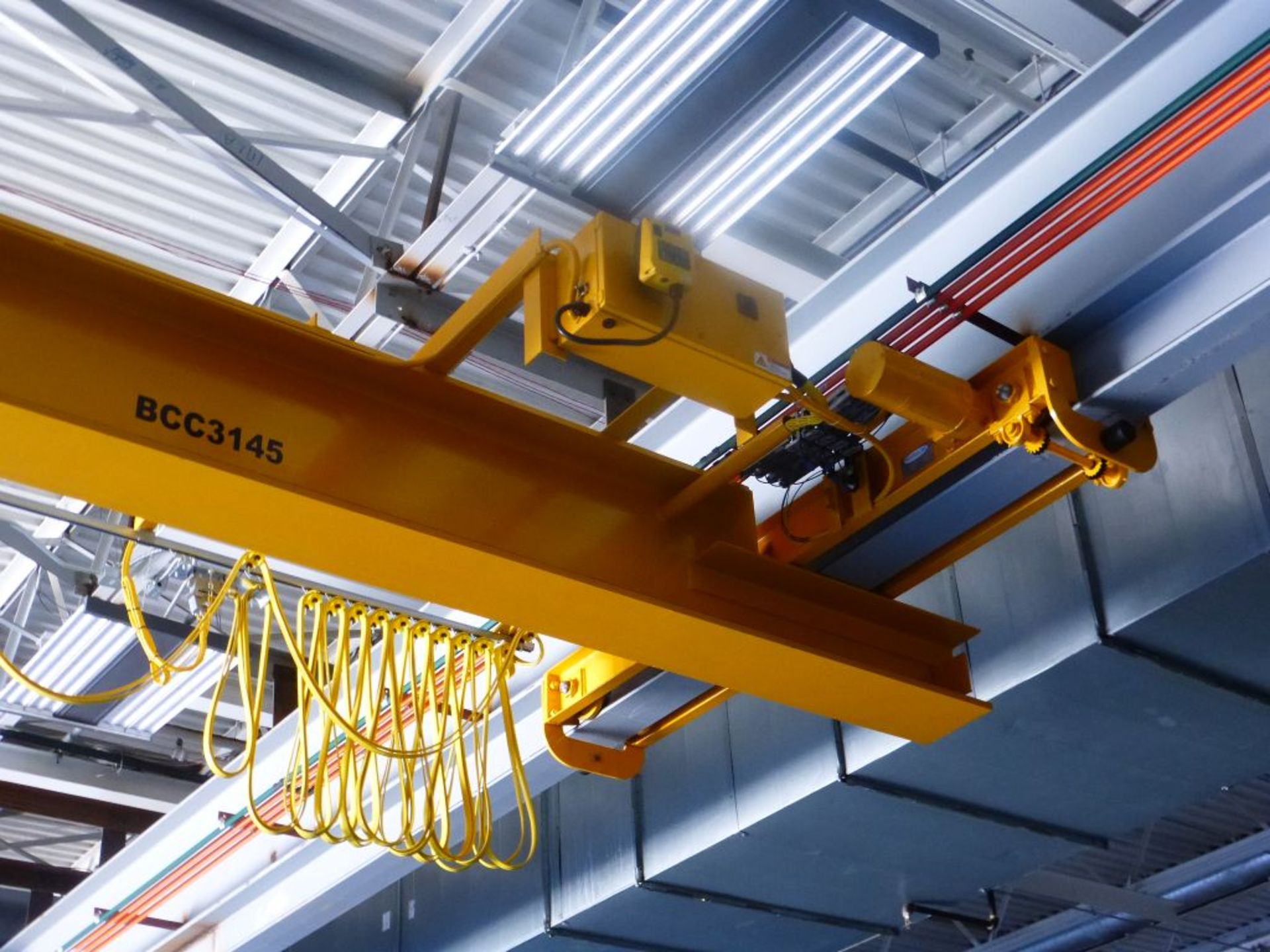 Global Crane and Service 3 Ton Crane w/Wireless Remote | Serial No. M1888-1; Load Bar Span: 57'; - Image 8 of 11