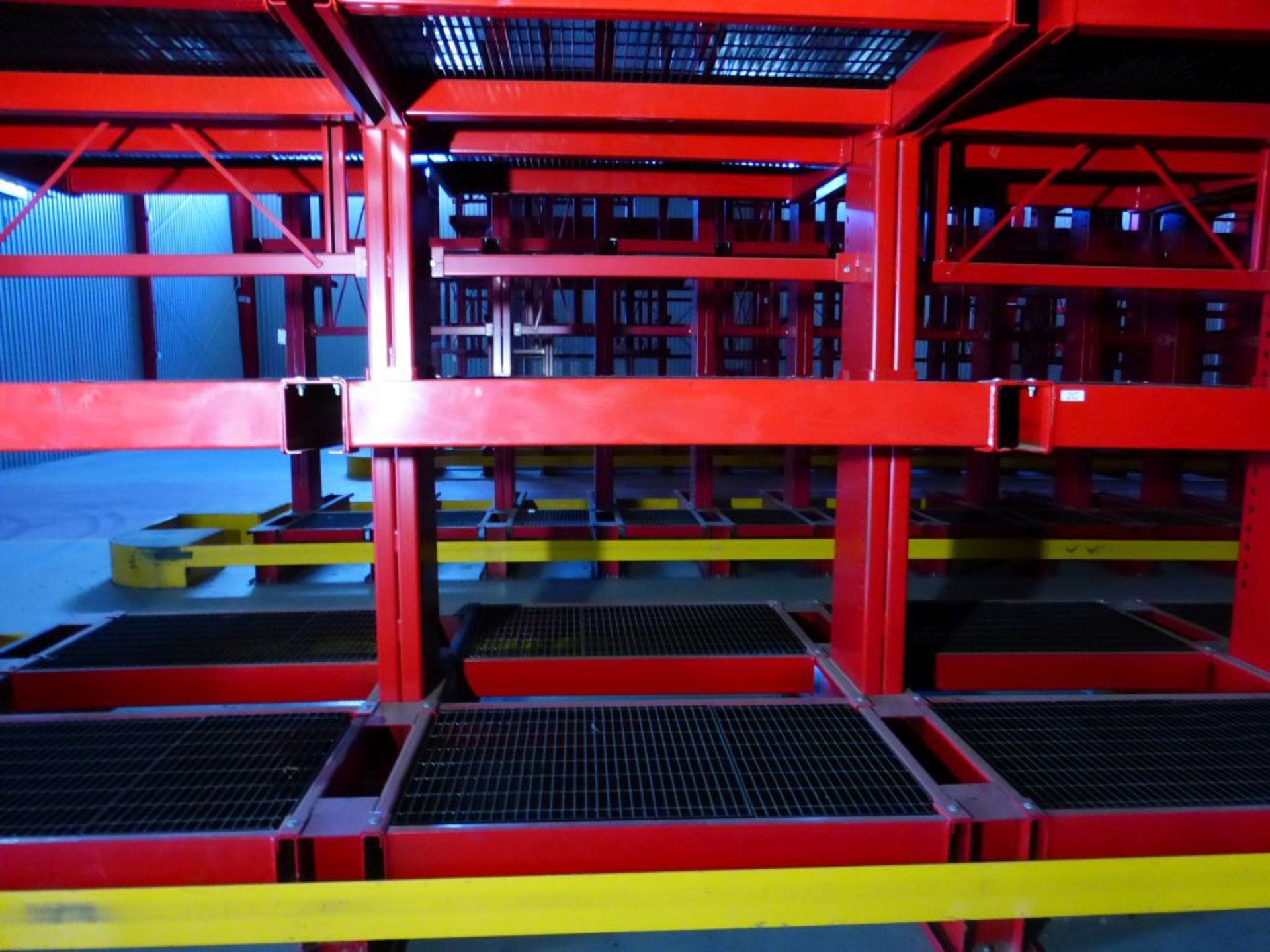 Unarco Cantilever Racking 5,000 Arm Load Limit | 23' Tall x 89" Base; 20-Uprights; (240) Arms, 3' - Image 4 of 7