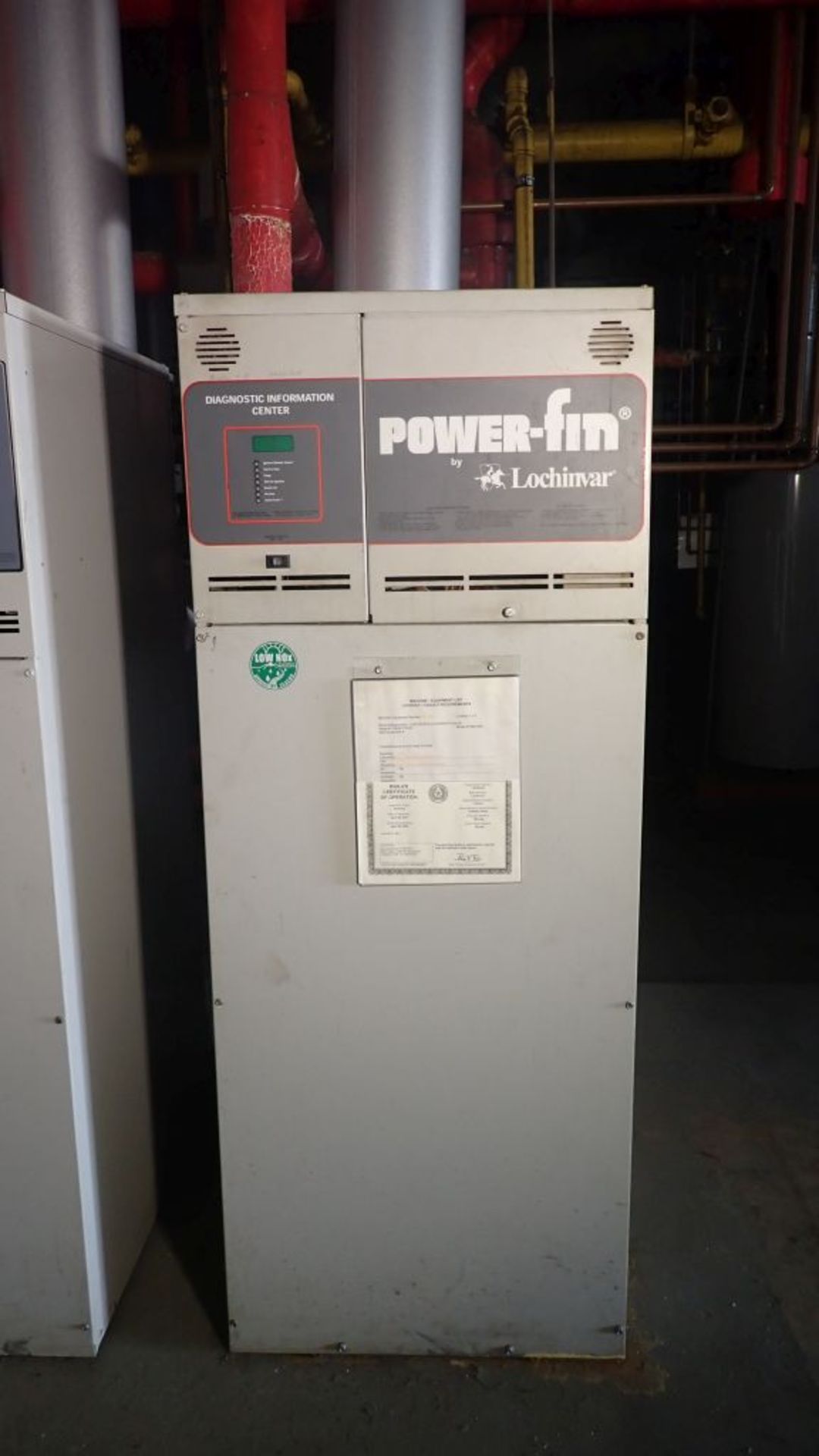 2005 Lochinvar Power-Fin 1,000,000 BTU Boiler | Model No. PBN1001; 160 PSI Max; Tag: 231698