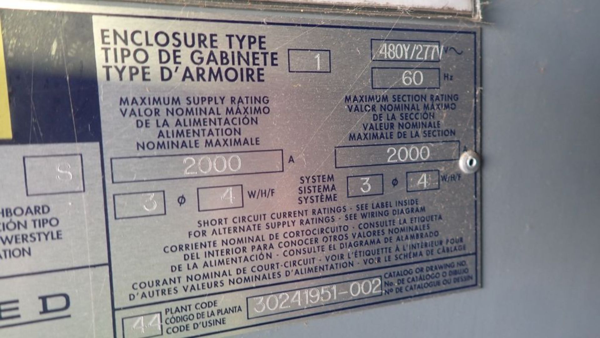 Square D Switchgear | Includes: (7) NW 20N Circuit Breakers 2000A; (6) PowerPact HJ060 Circuit - Image 12 of 79