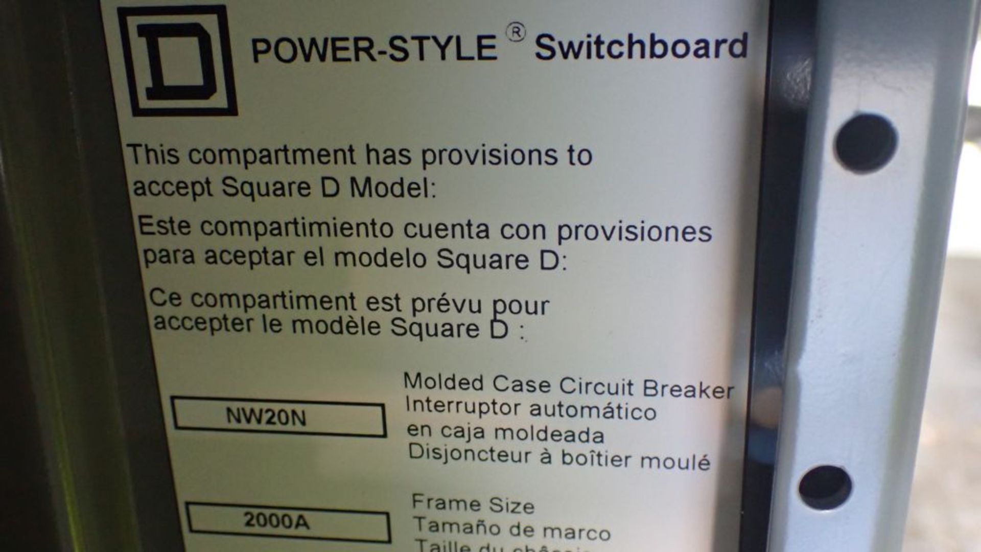 Square D Switchgear | Includes: (7) NW 20N Circuit Breakers 2000A; (6) PowerPact HJ060 Circuit - Image 18 of 79